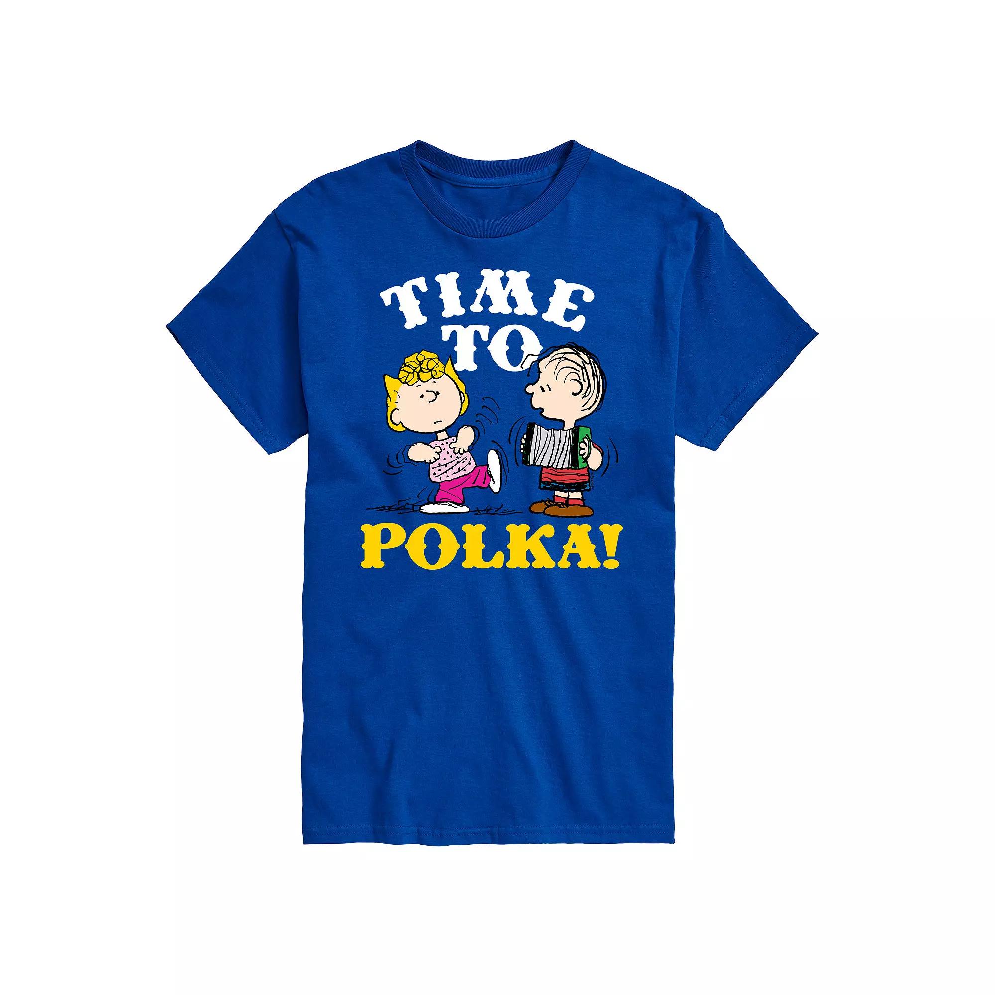 Men's Peanuts Time To Polka Graphic Tee,  Product Image