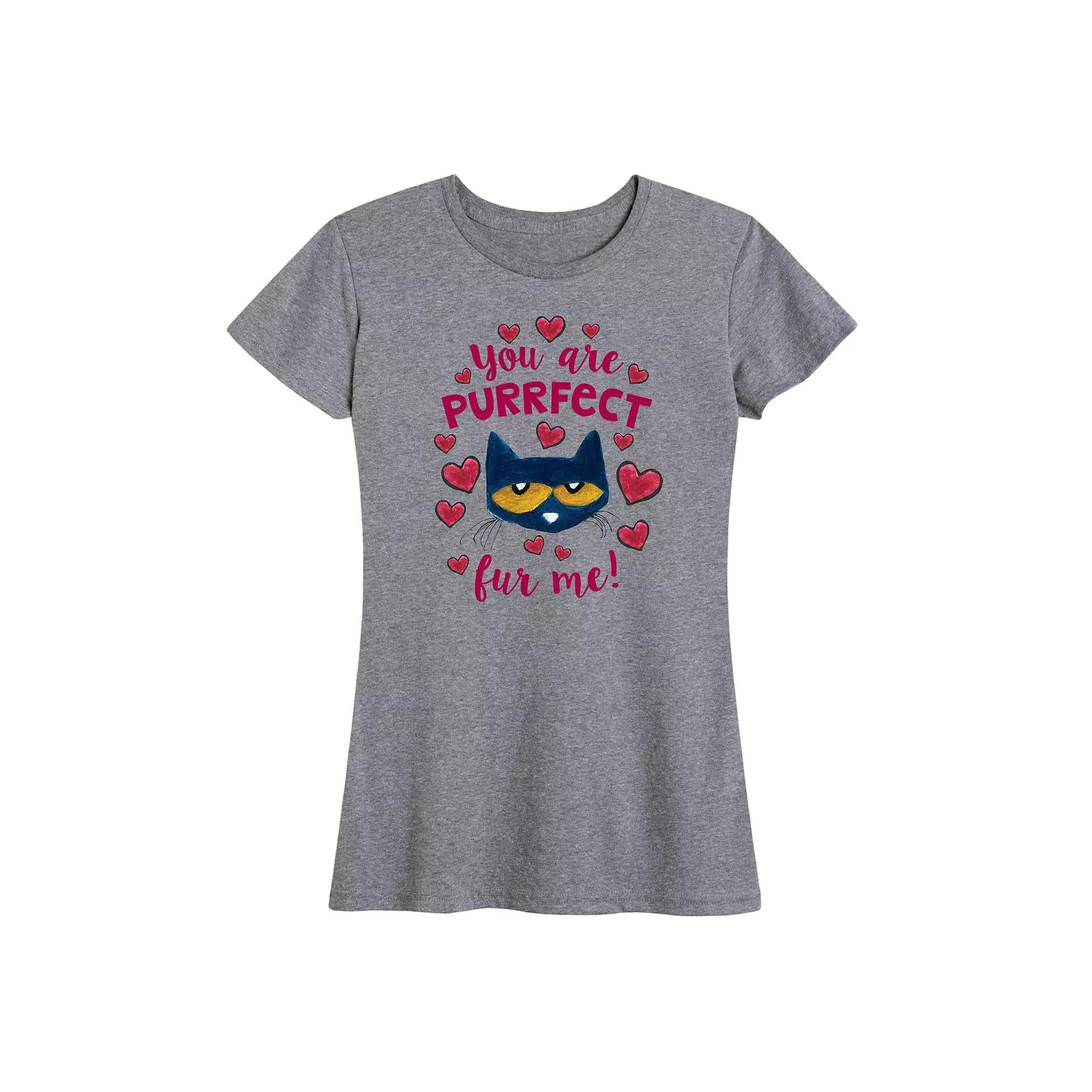 Women's Pete The Cat Pete You Are Purrfect Fur Me Graphic Tee,  Product Image