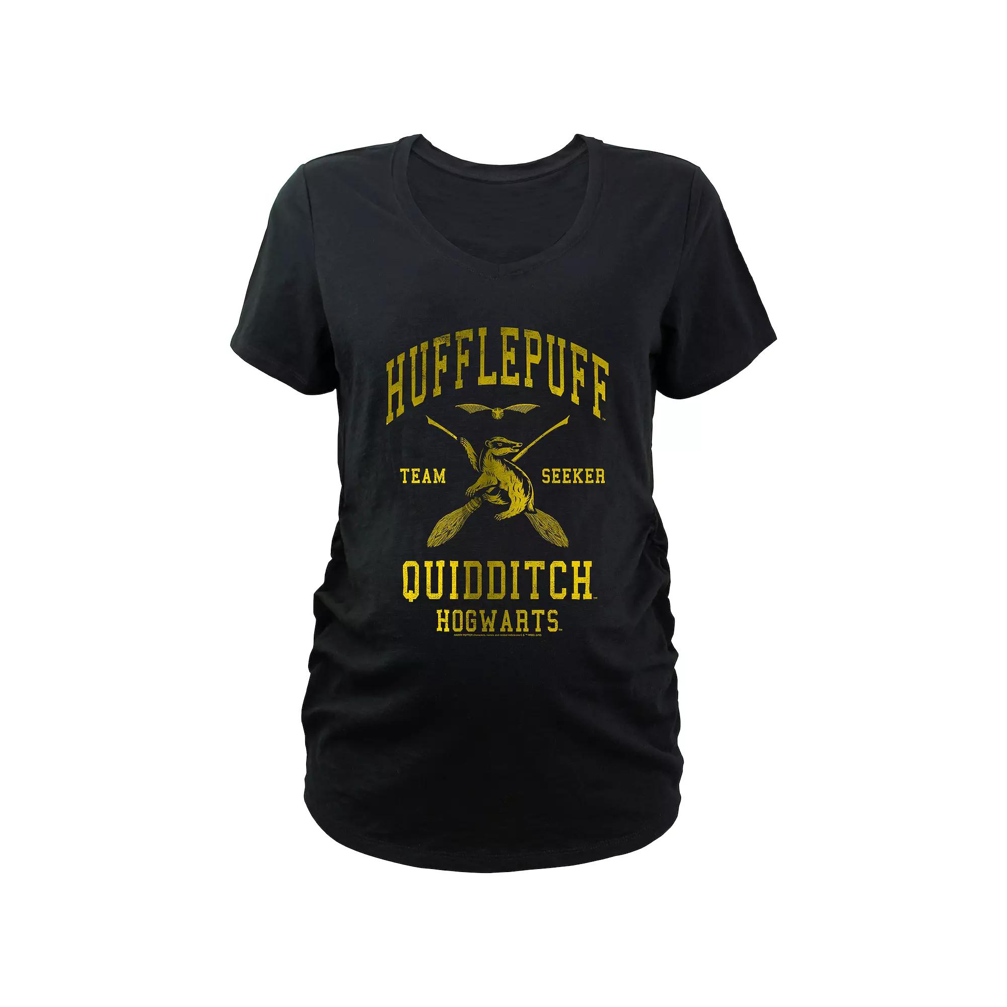 Maternity Harry Potter Hogwarts Hufflepuff Quidditch Team Seeker Graphic Tee, Women's,  Product Image