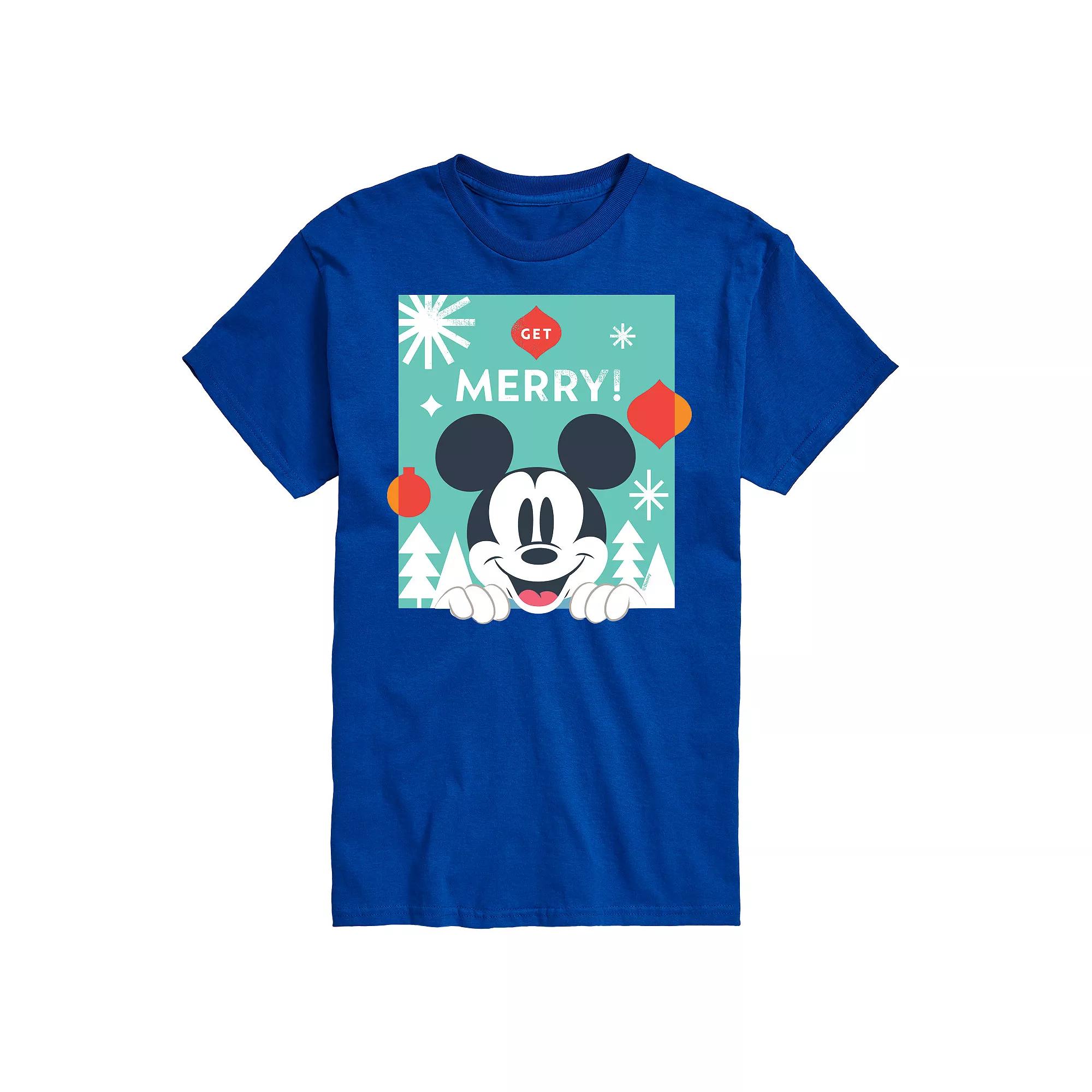 Disney's Big & Tall Get Merry Graphic Tee, Men's,  Product Image