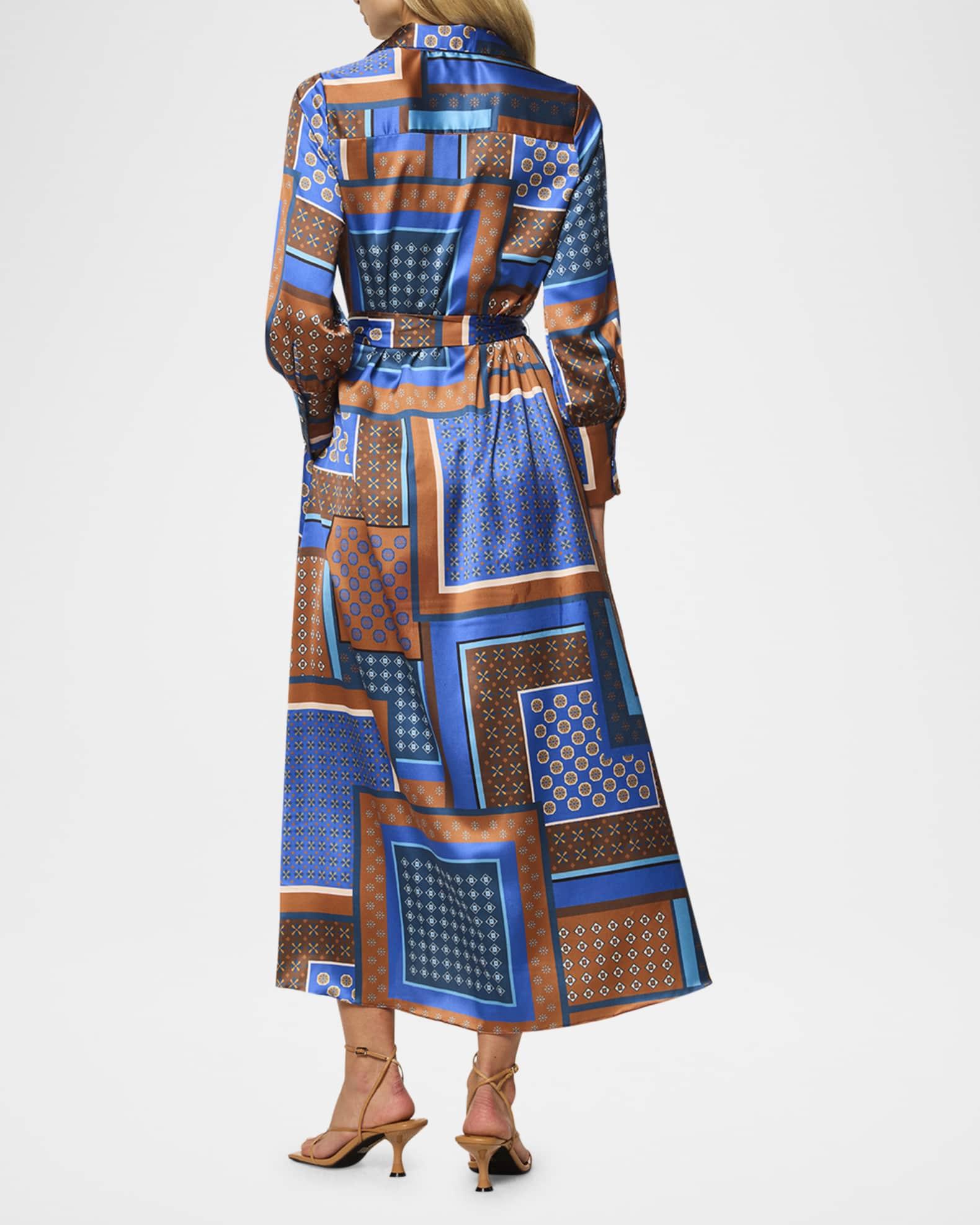 Tile Patchwork Herminia Shirtdress Product Image