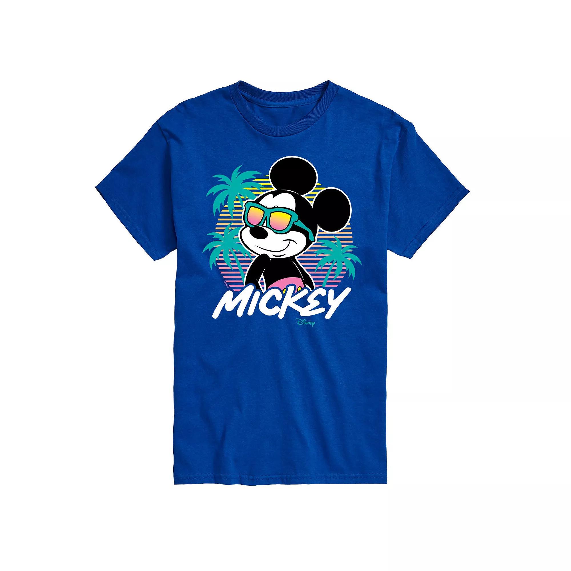 Disney's Mickey Mouse Big & Tall Sunset Graphic Tee, Men's,  Product Image