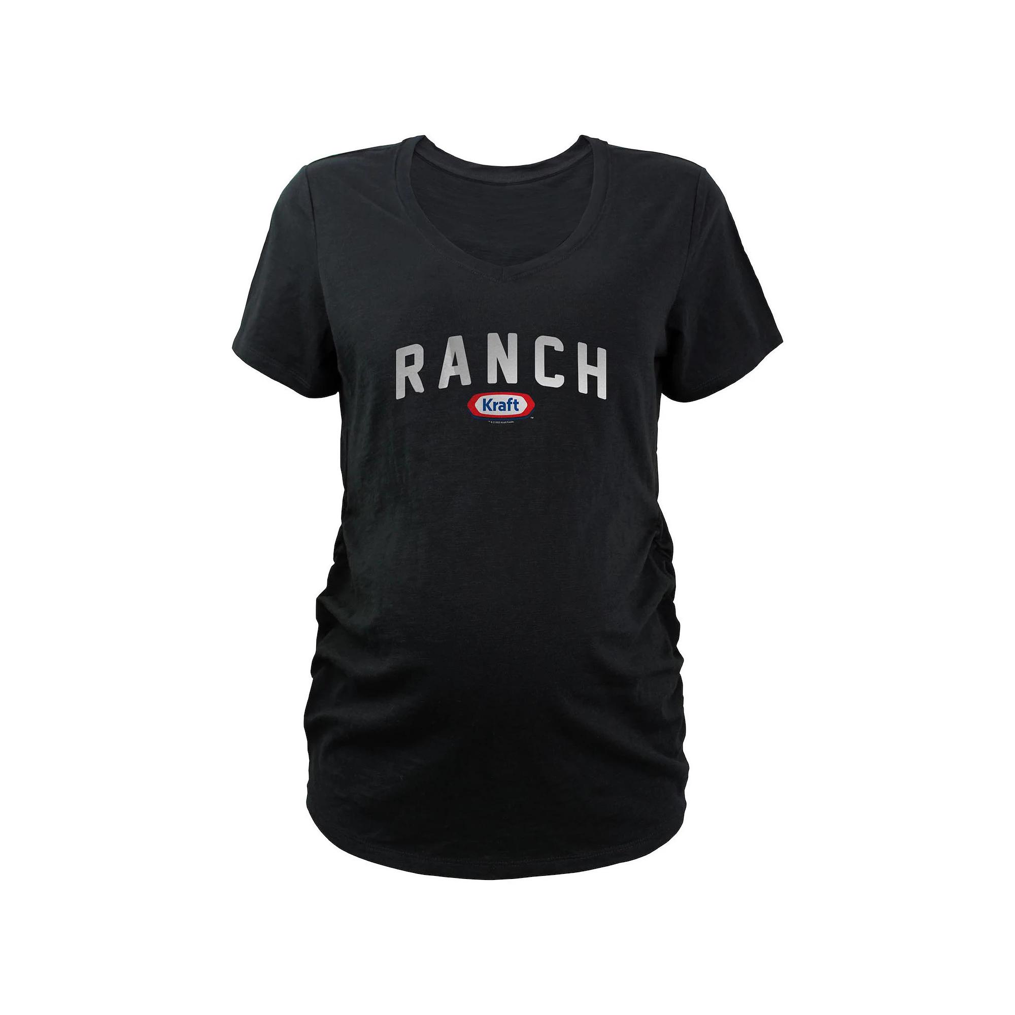 Maternity Kraft Ranch Graphic Tee, Women's, Size: Small-Mat, Black Product Image