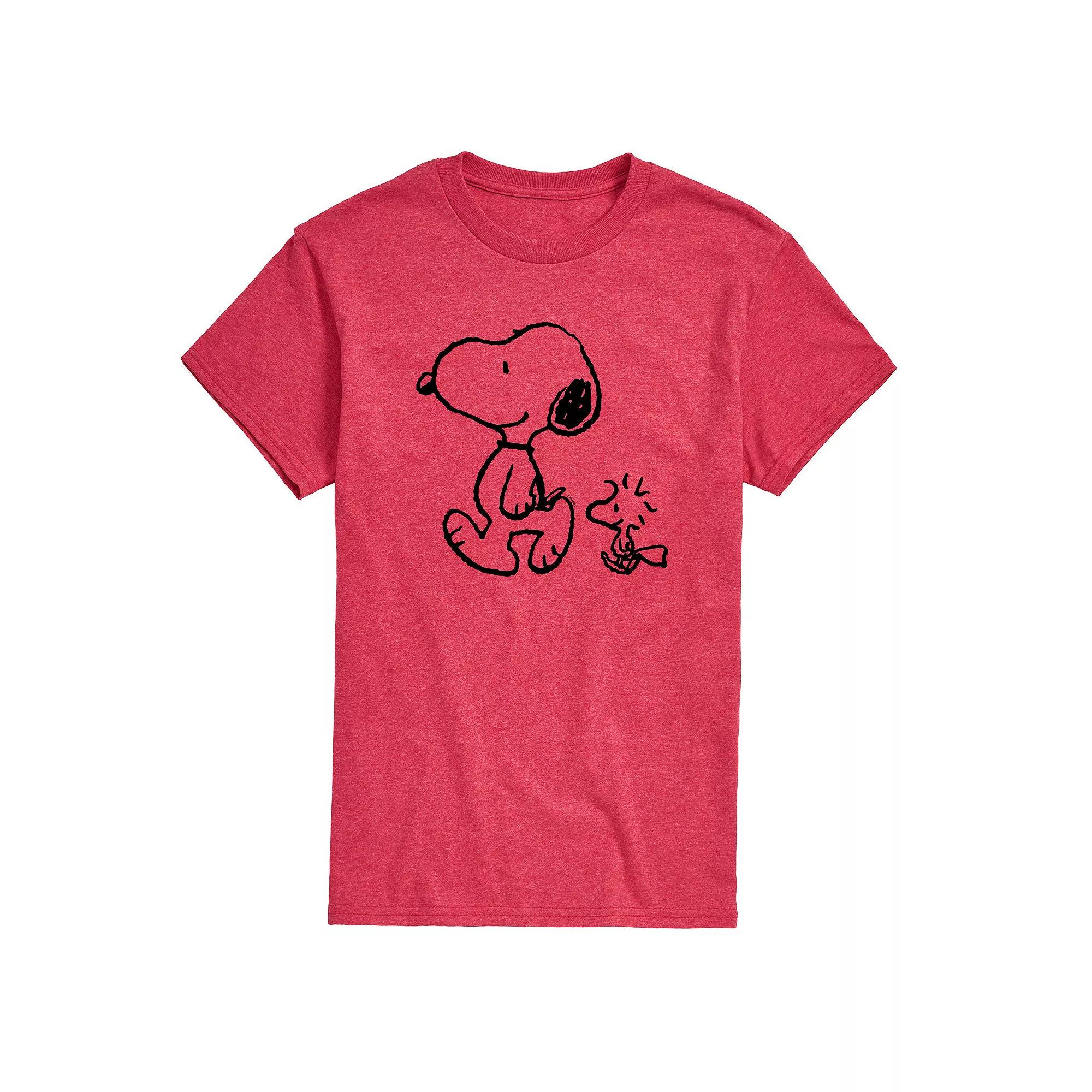 Men's Peanuts Snoopy Woodstock Walk Tee,  Product Image
