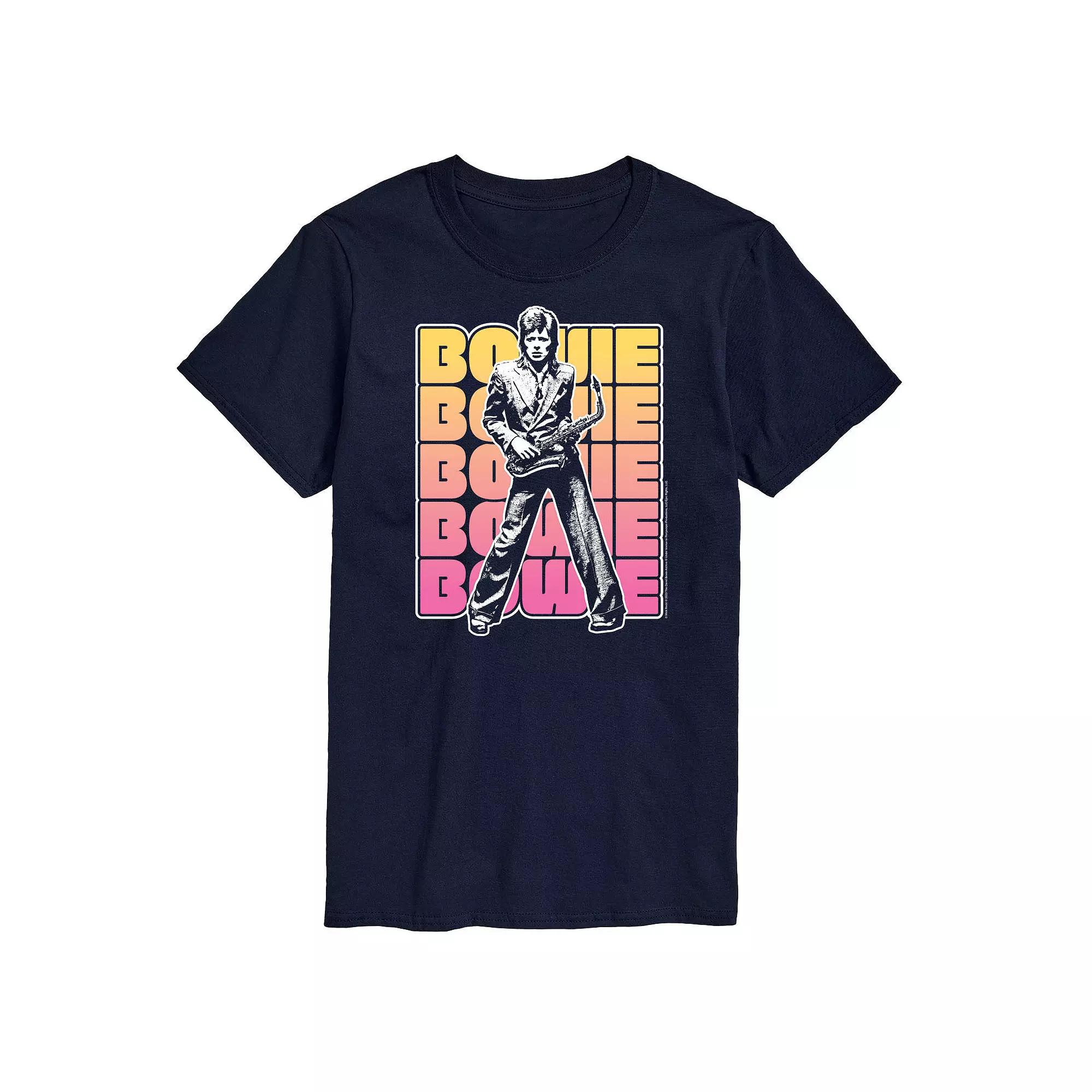 Big & Tall David Bowie Stacked Graphic Tee, Men's,  Product Image