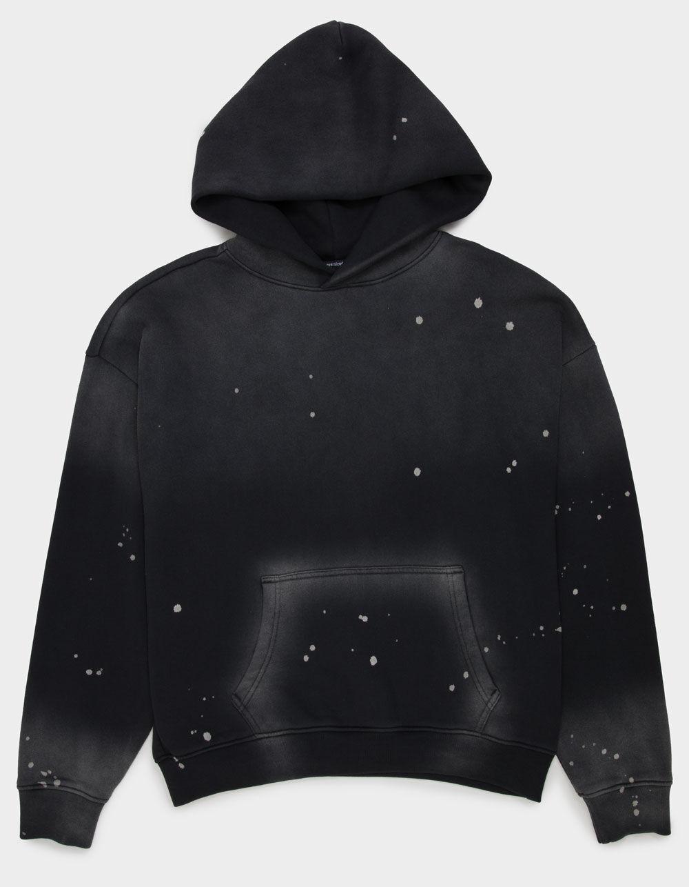RSQ Mens Oversized Hoodie - WASHED BLACK Product Image