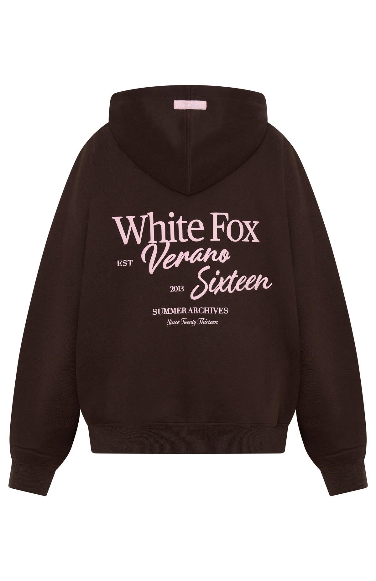 Verano Sixteen Lilia Oversized Hoodie Chocolate Product Image