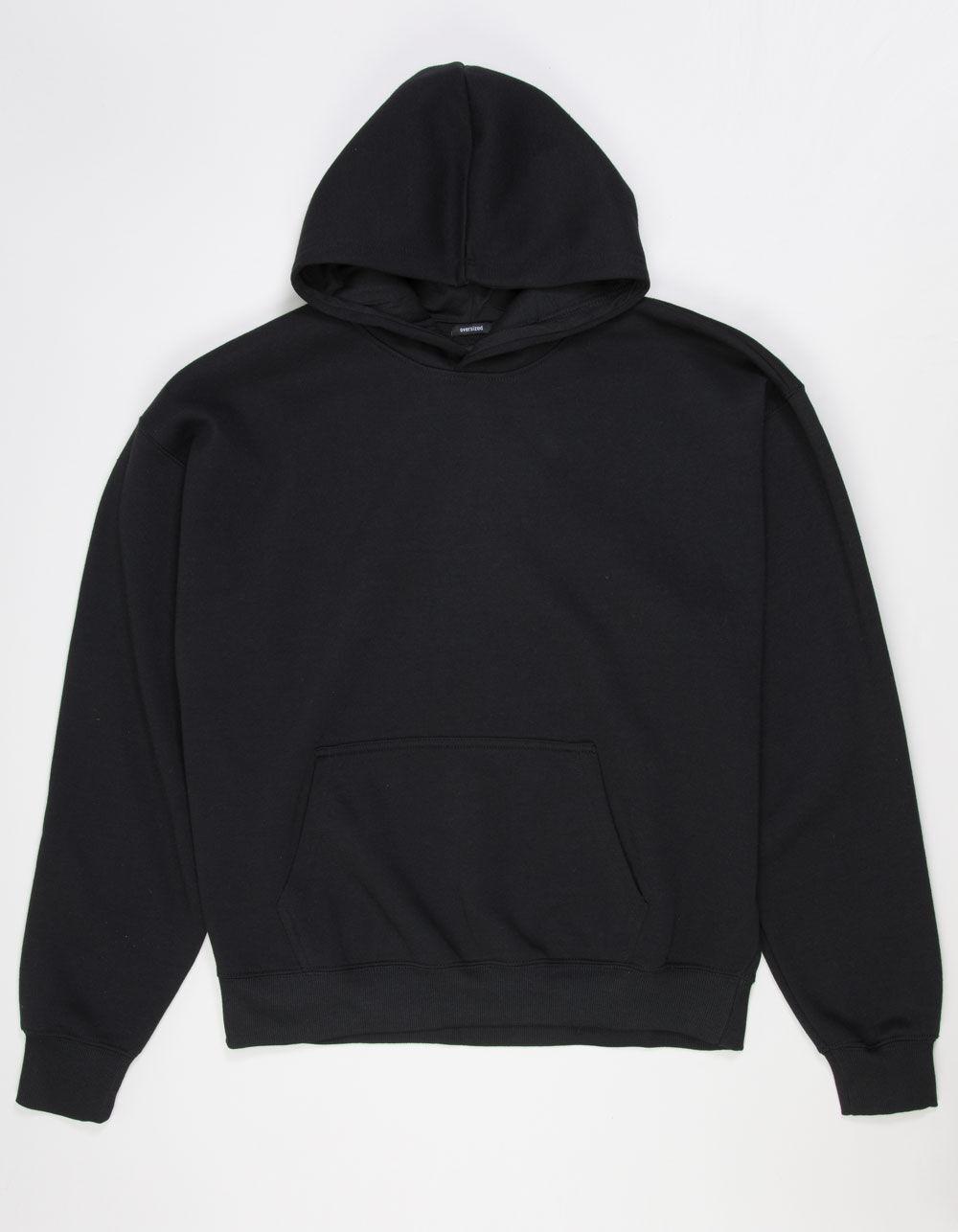 RSQ Mens Oversized Pullover Hoodie - BLACK Product Image