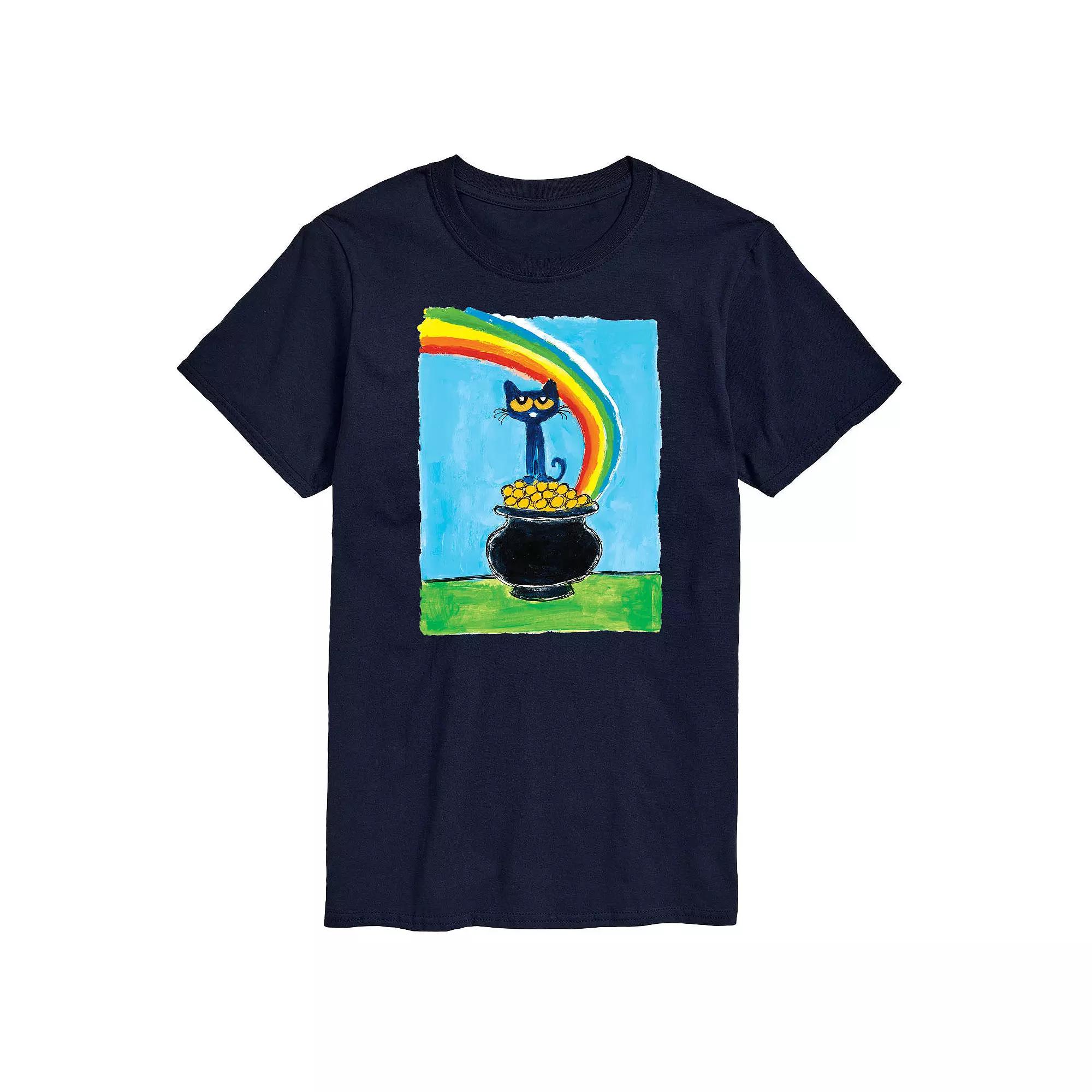 Big & Tall Pete The Cat Pot Of Gold Tee, Men's,  Product Image