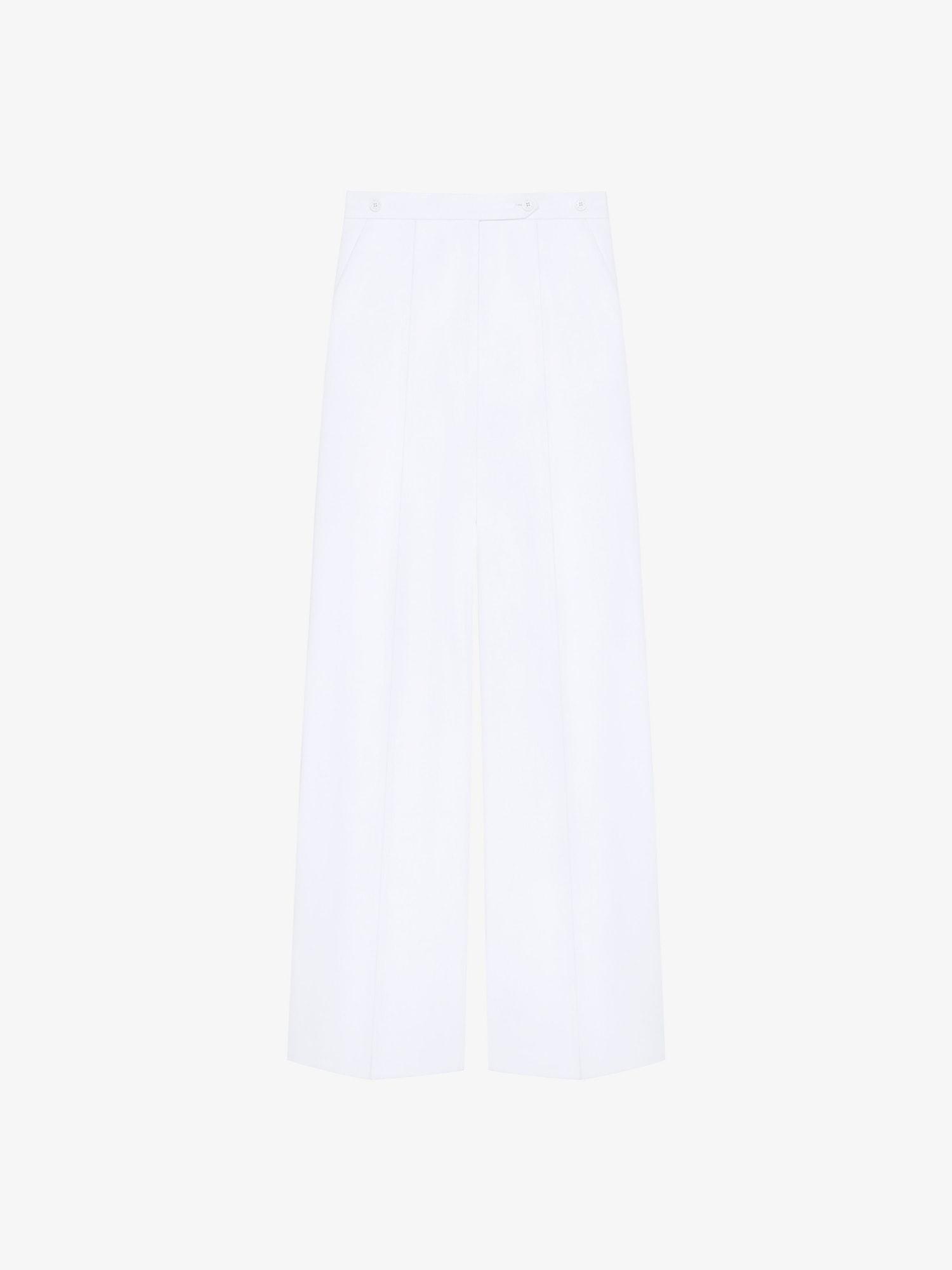 Pleated pants in cotton Product Image