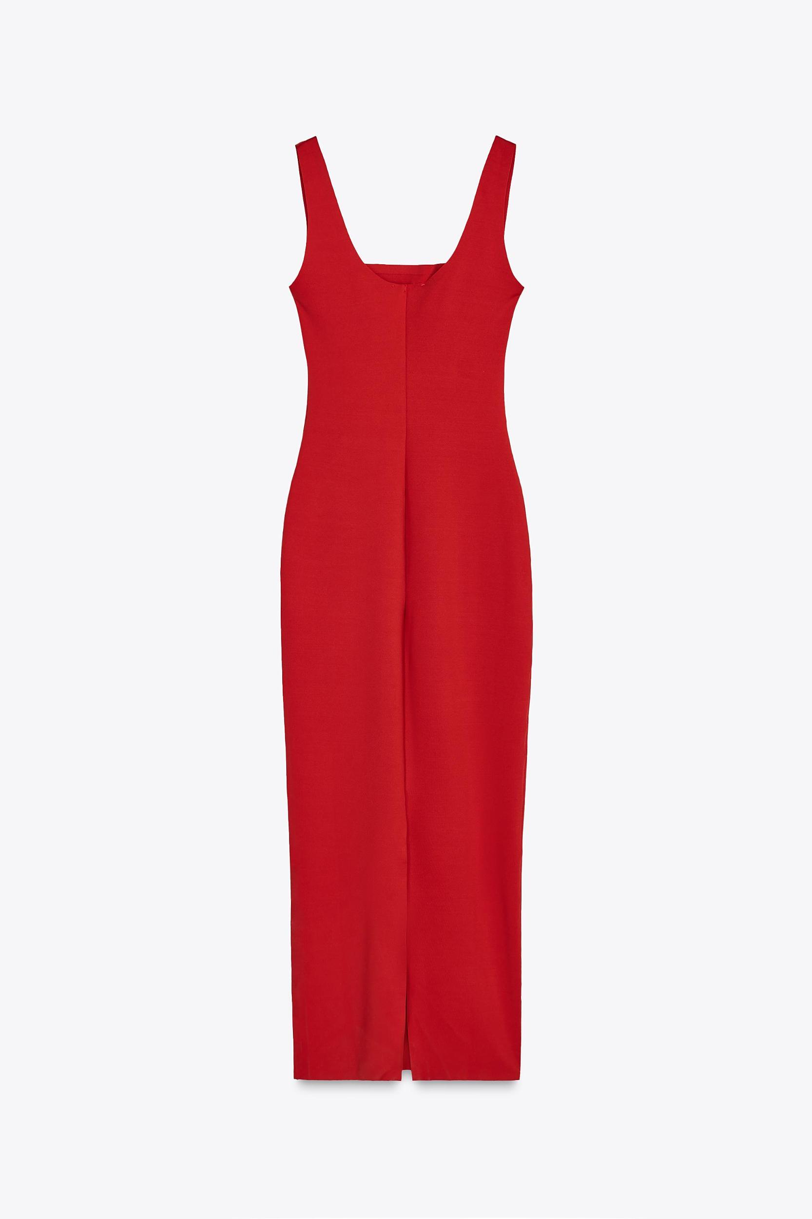 POLYAMIDE BLEND MIDI DRESS Product Image