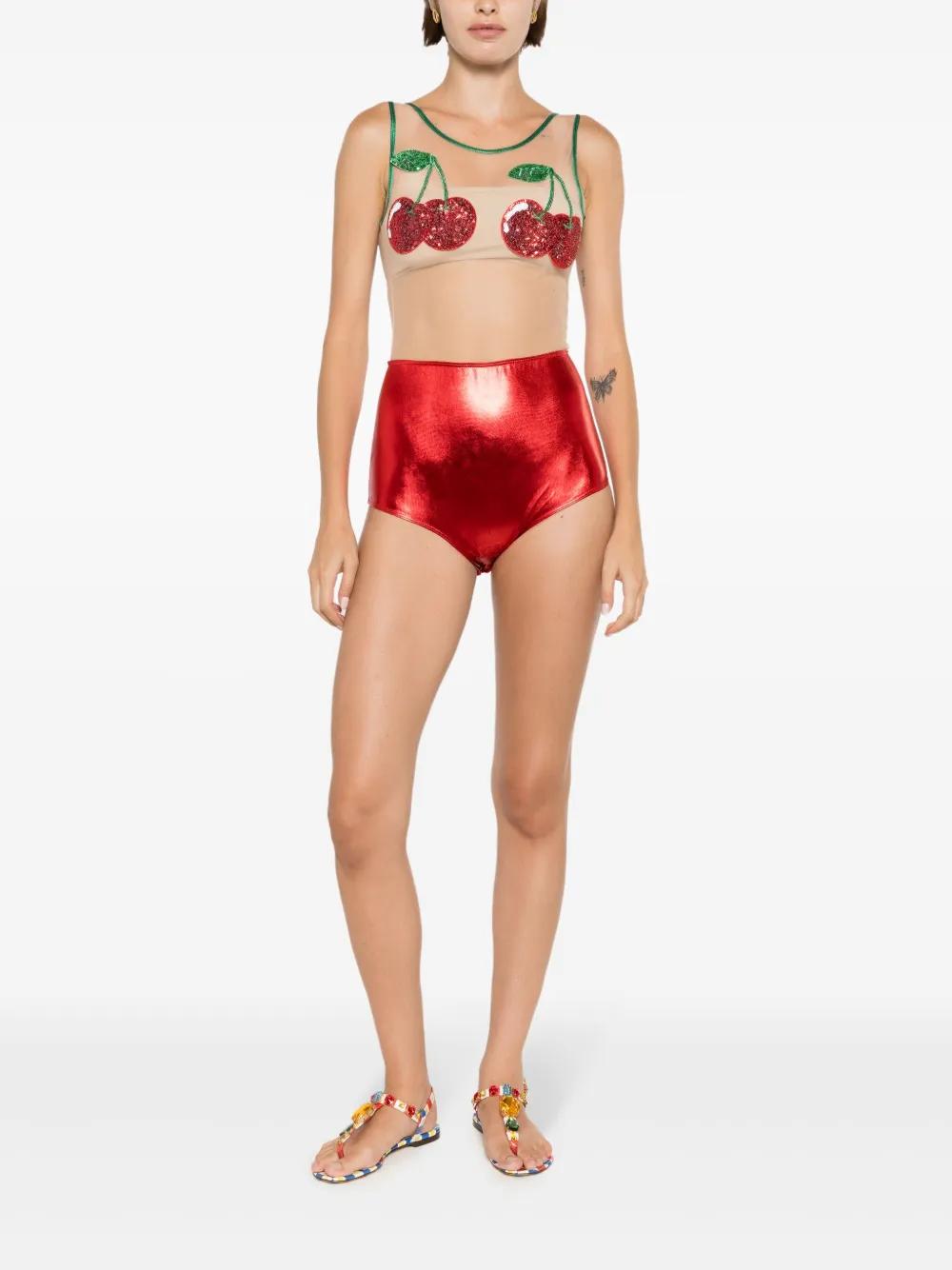 Carnaval/Festival sequin-embellished metallic one-piece Product Image