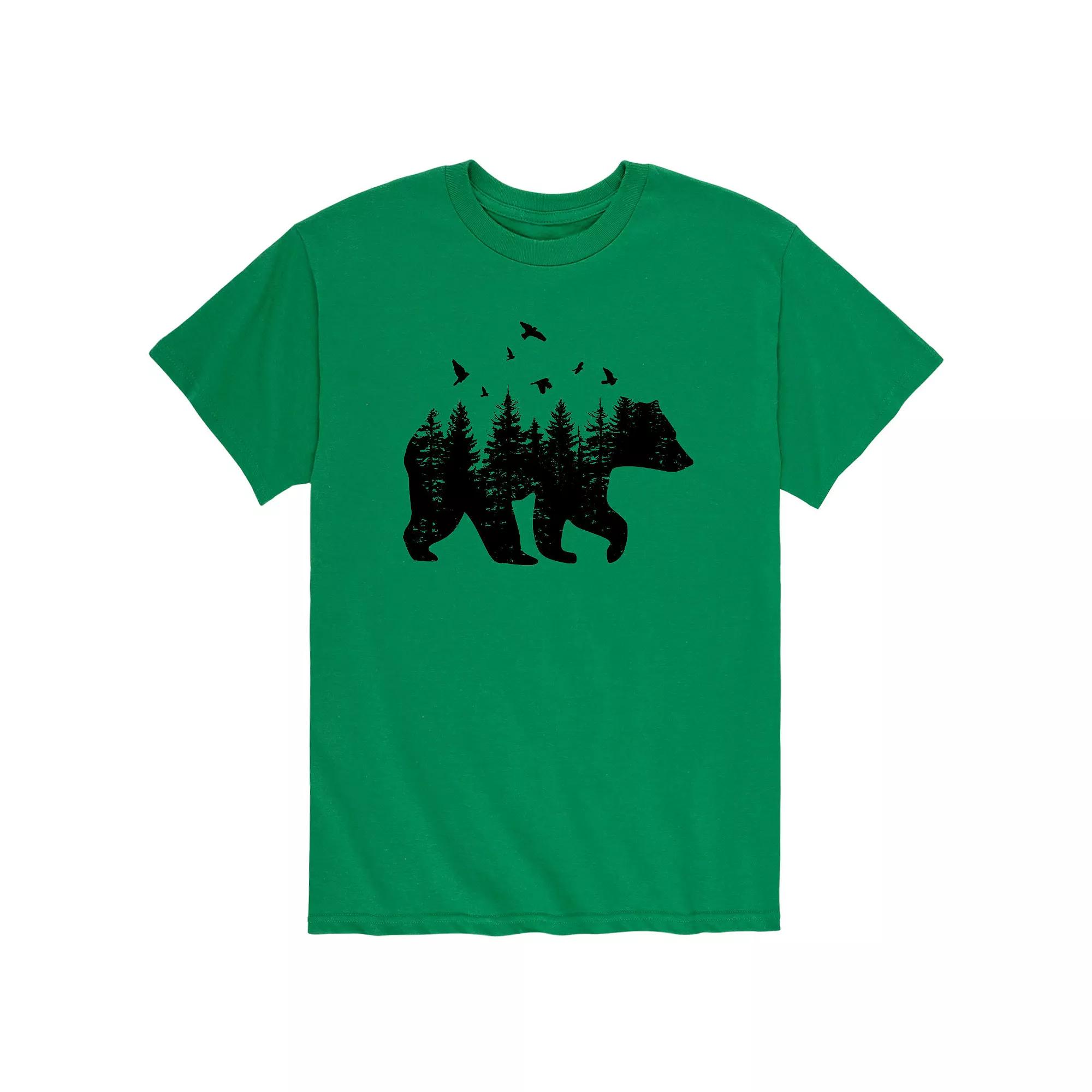 Men's Forest Bear Silhouette Tee,  Product Image