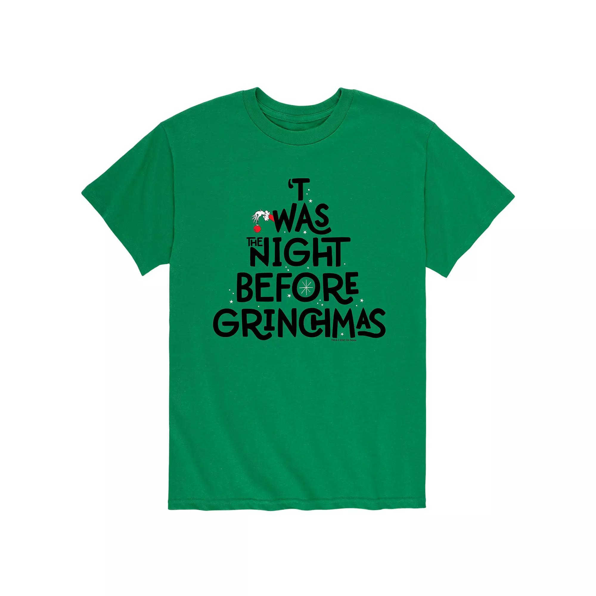Men's Dr. Seuss The Grinch "'Twas The Night Before Christmas" Tee,  Product Image