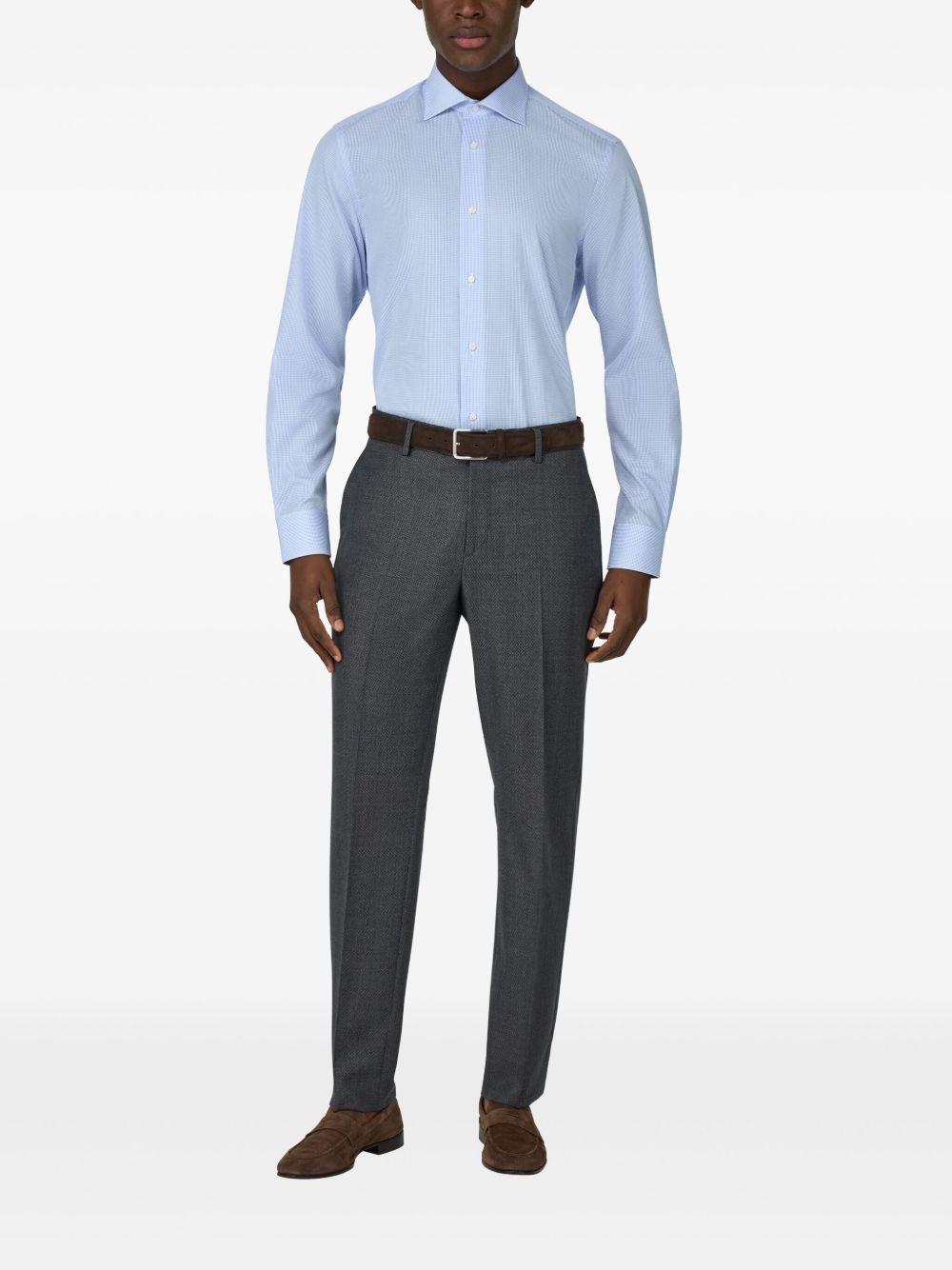 slim-fit cotton shirt Product Image