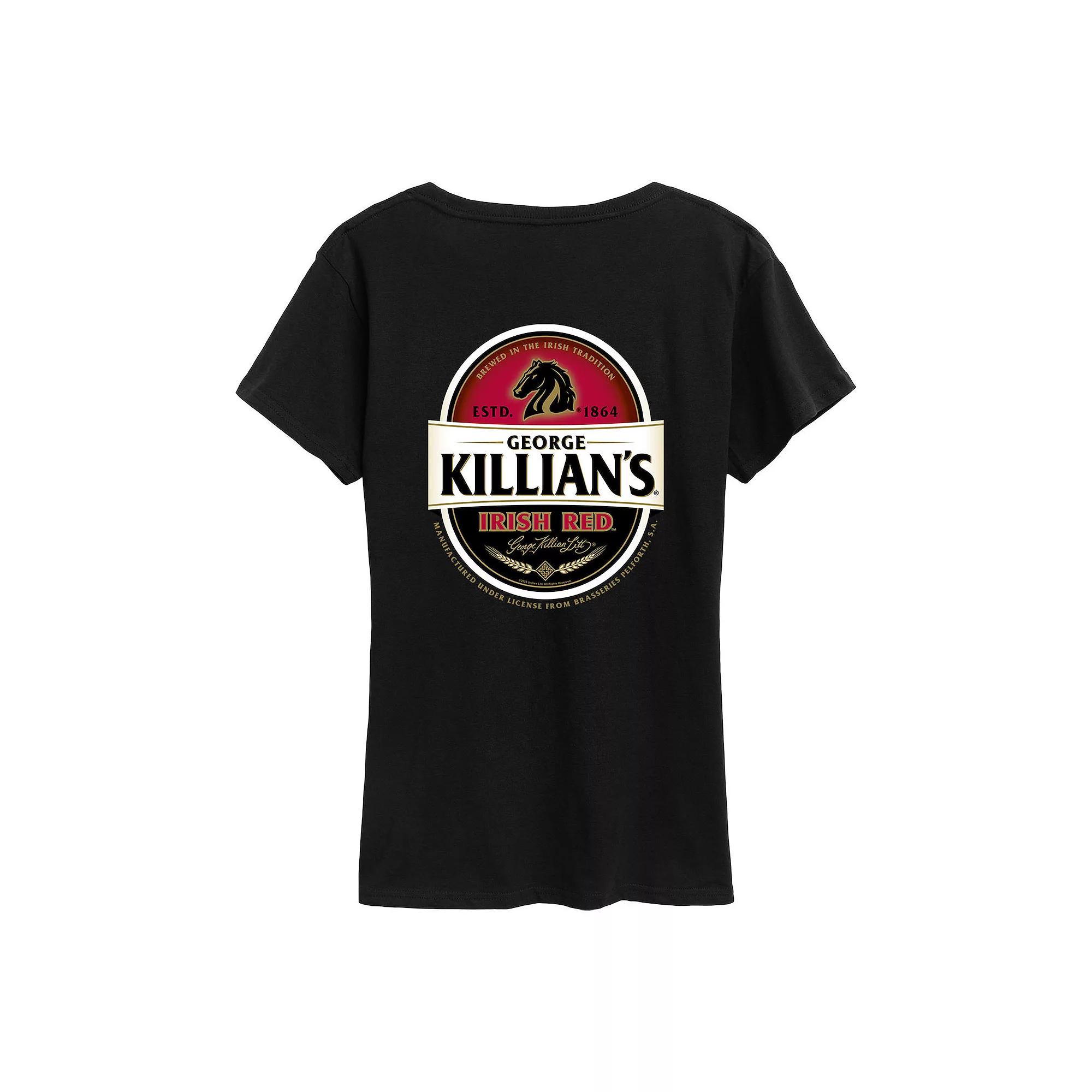 Women's Killian's Irish Red Logo Graphic Tee, Size: XL, Black Product Image