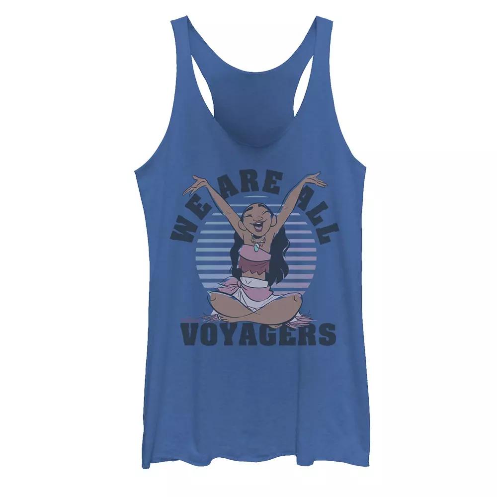Disney's Moana Juniors' "We Are All Voyagers" Celebration Pose Tank Top, Girl's,  Product Image