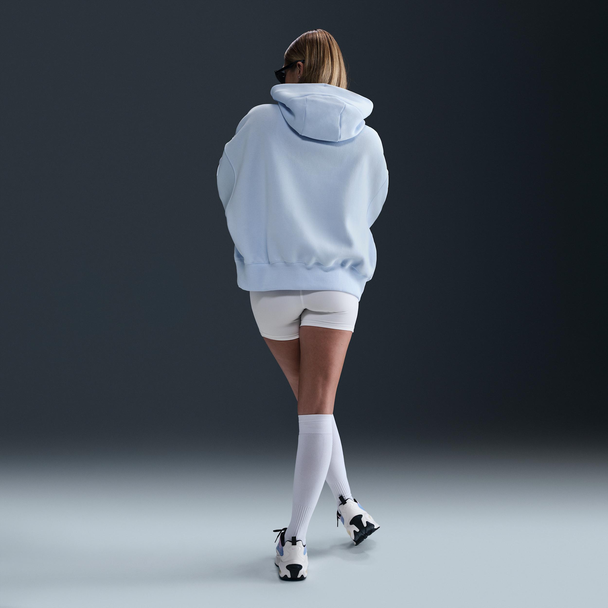 Womens Nike Sportswear Phoenix Fleece Over-Oversized Pullover Hoodie | DQ5858-423 Product Image