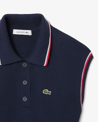 Seamless Sleeveless Polo Dress Product Image