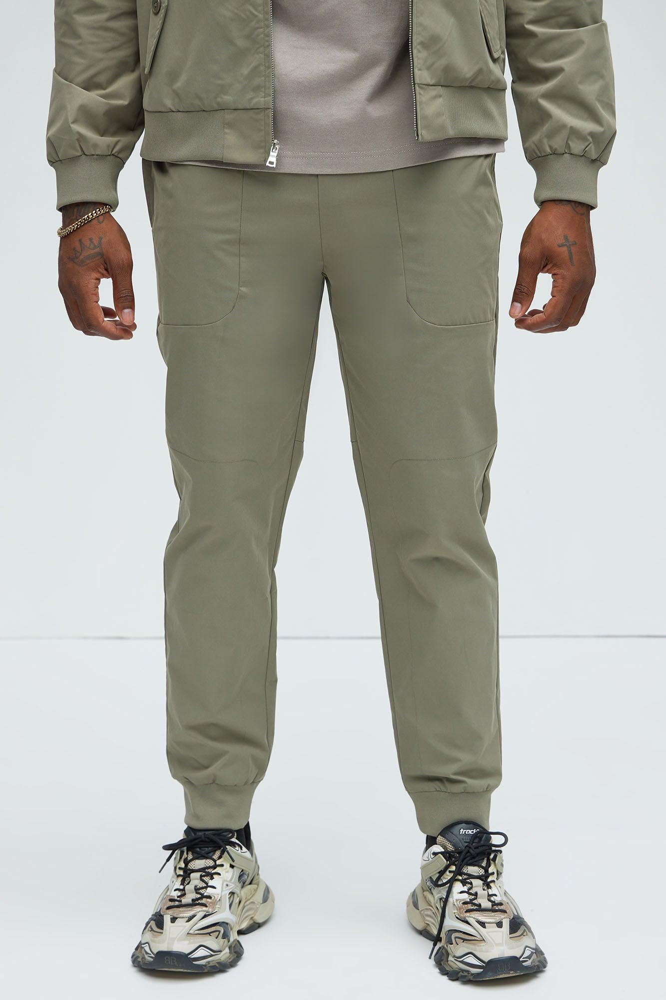 Ansel Tech Train Jogger - Olive Product Image