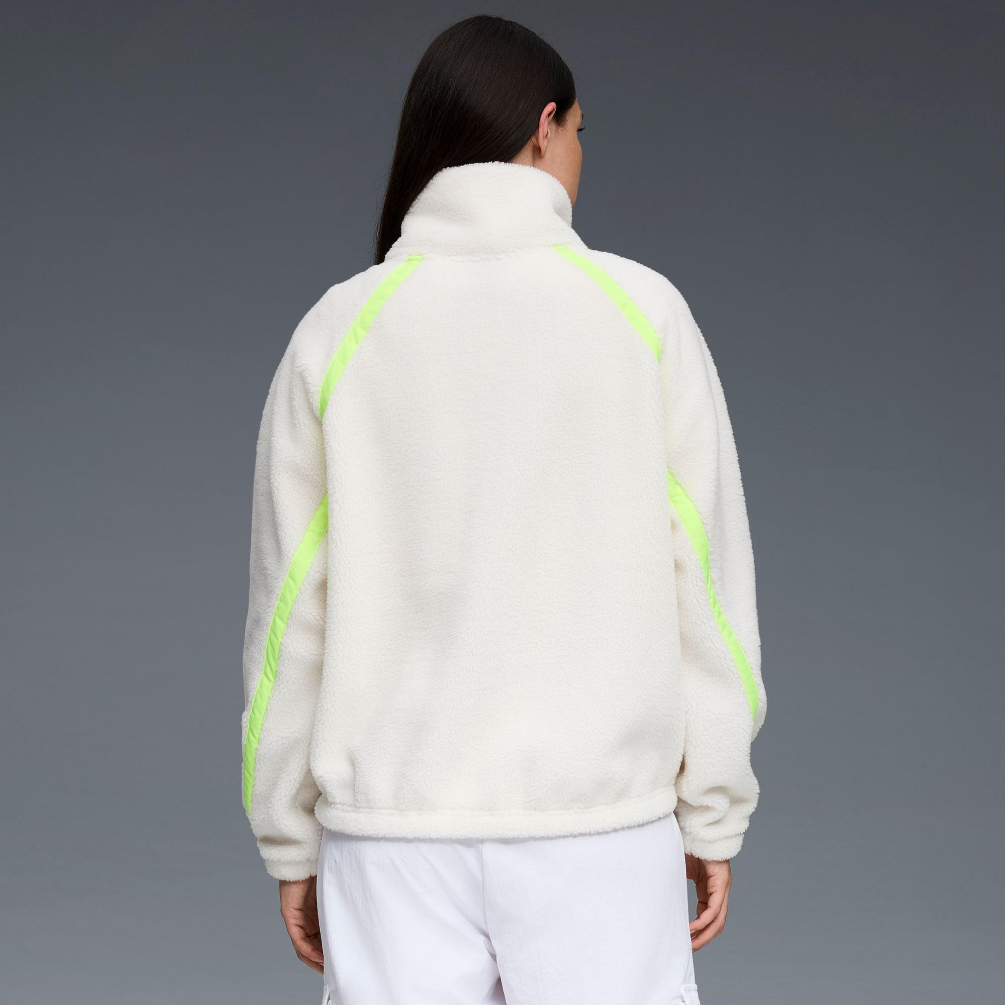 Sherpa Fleece Jacket W/ Wove Women Product Image