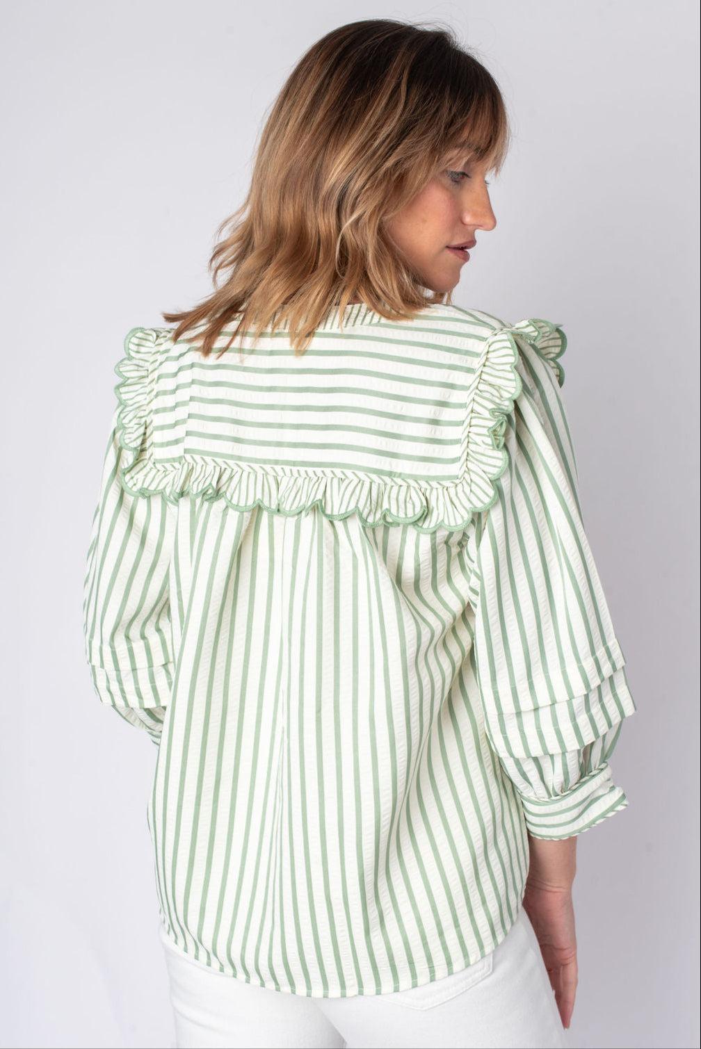 Lily Striped Long Sleeve Top Product Image