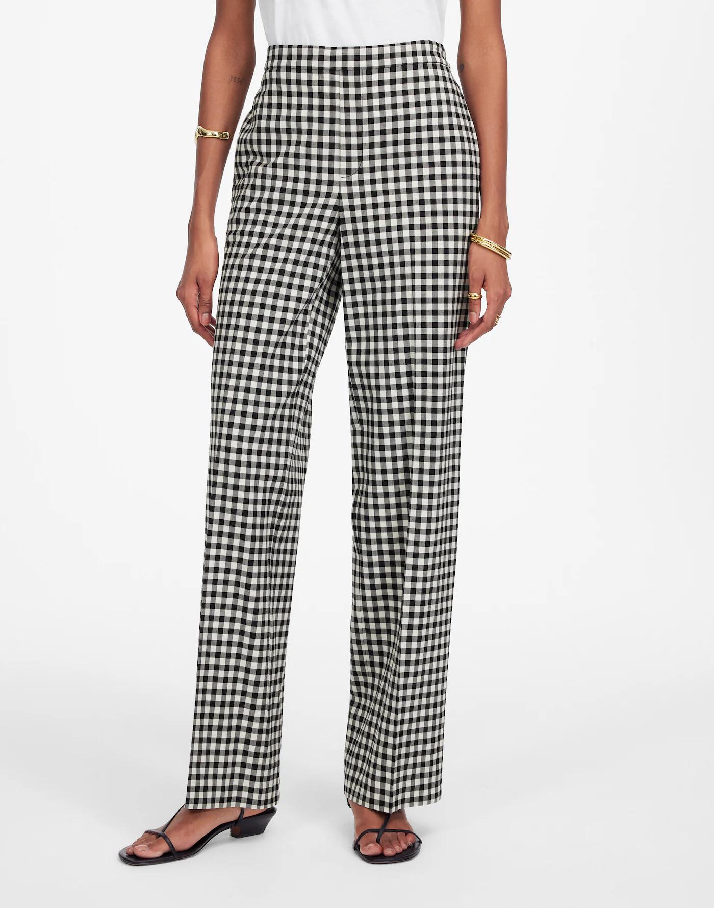 Easy Pull-On Pant in Gingham Product Image