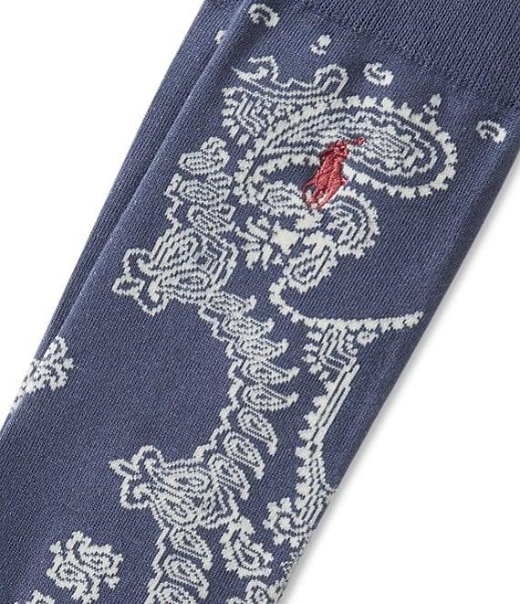 Polo Ralph Lauren Washed Bandana Dress Socks Product Image