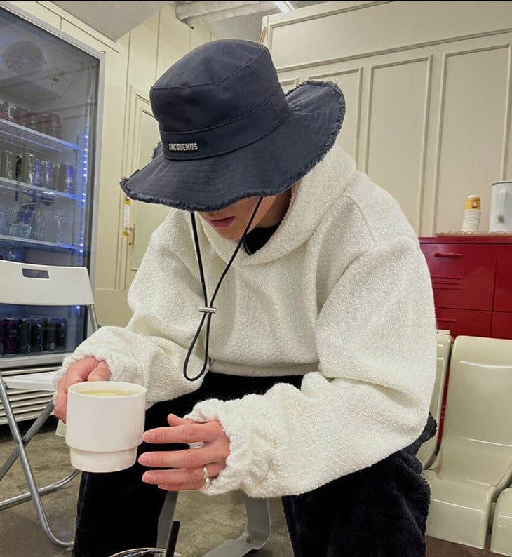 RT No. 7020 TWEED PULLOVER HOODIE Product Image