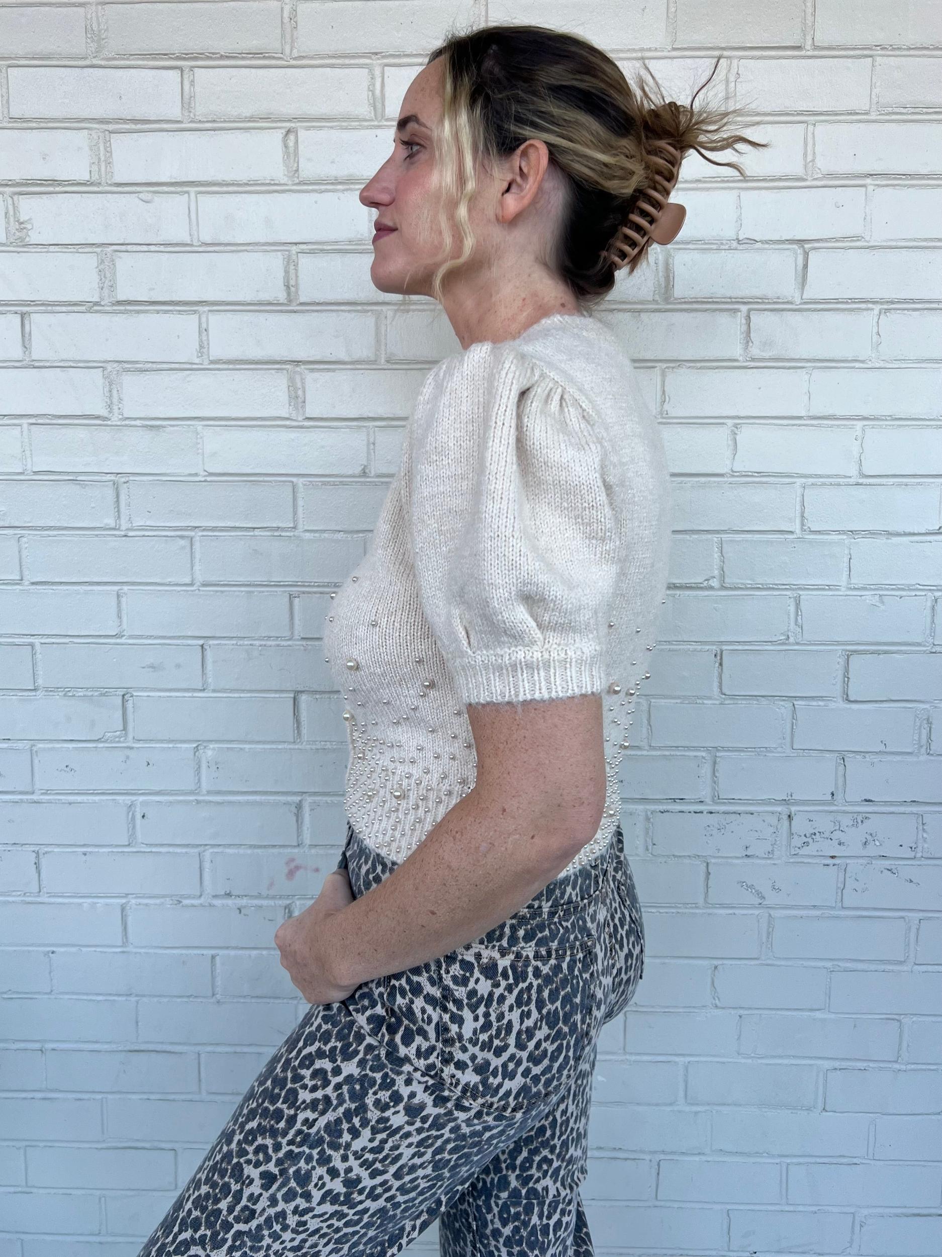 [ASTR The Label] Joly Short Sleeve Sweater Product Image