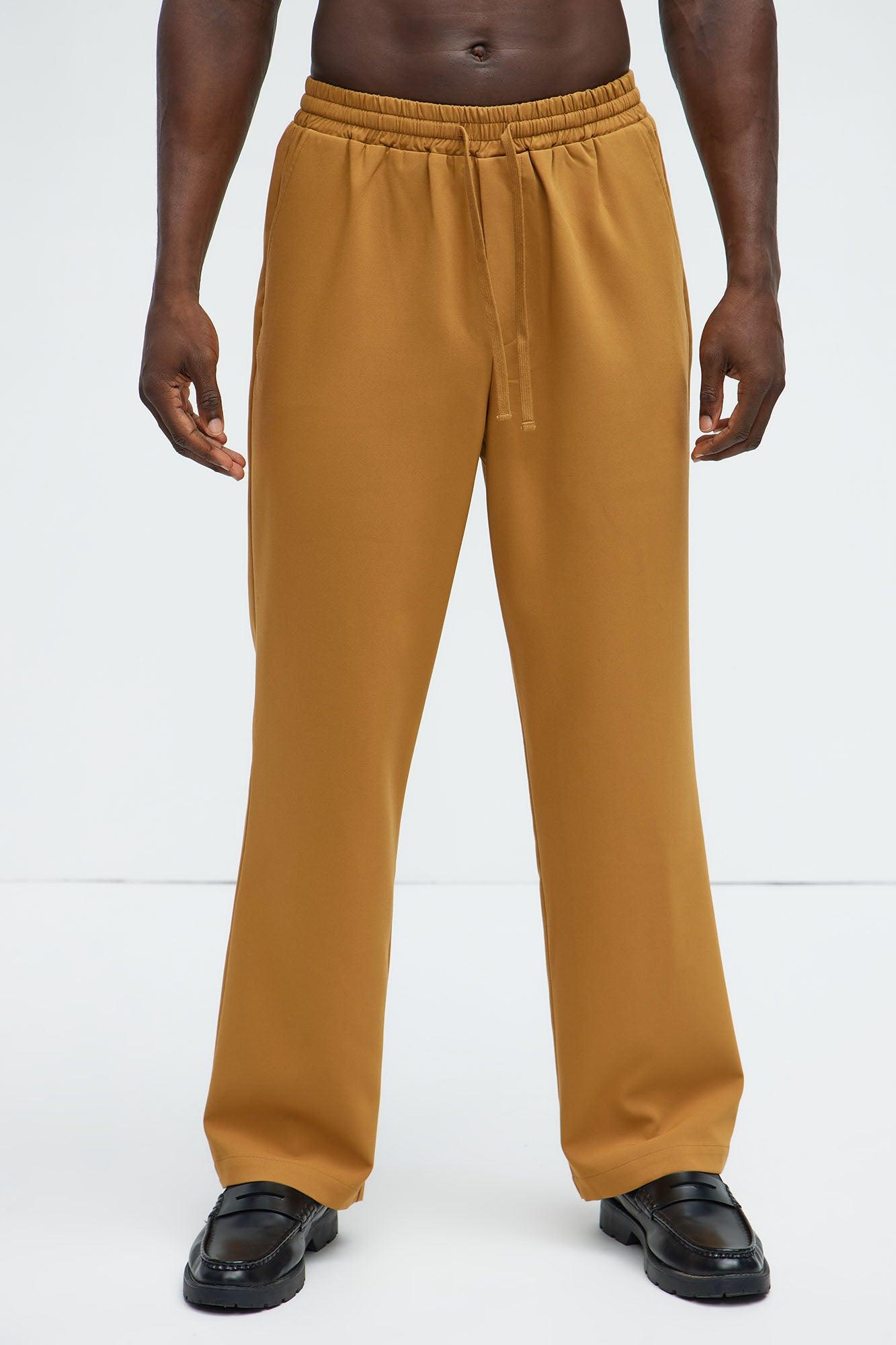 Ronan Straight Trousers - Camel Product Image