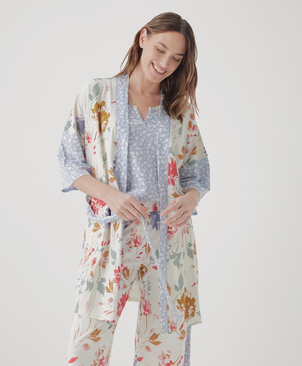 Womens Staycation Short Robe XL/2XL Product Image