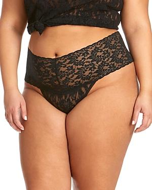 Hanky Panky Extended Size Retro Lace Thong Product Image