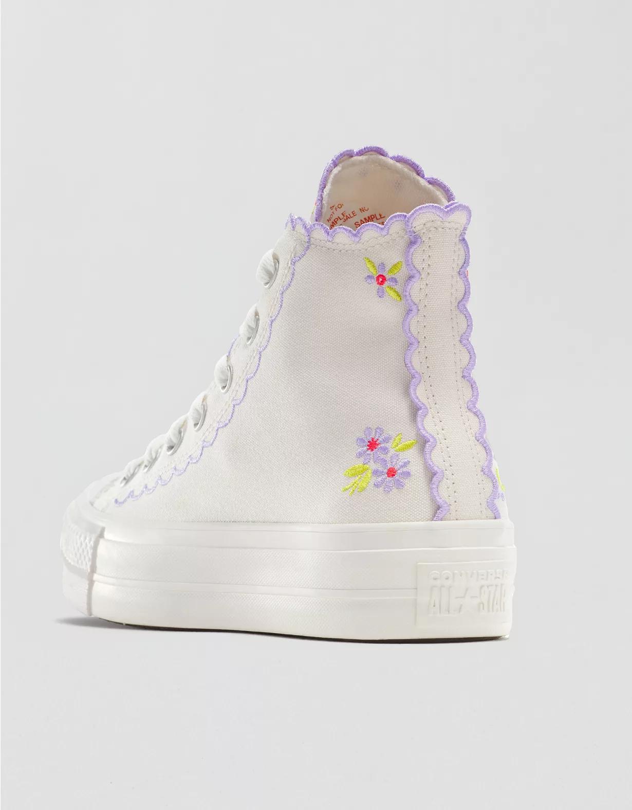Converse Chuck Taylor All Star Embroidered Lift Platform Sneaker Product Image