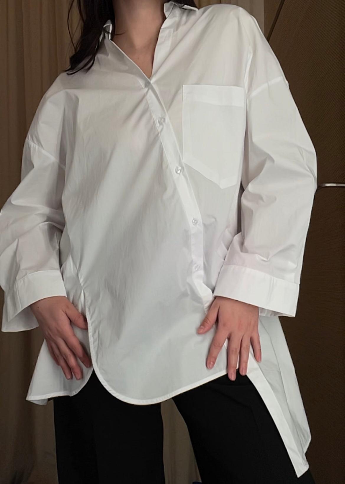 Brennan Button Up in White Product Image