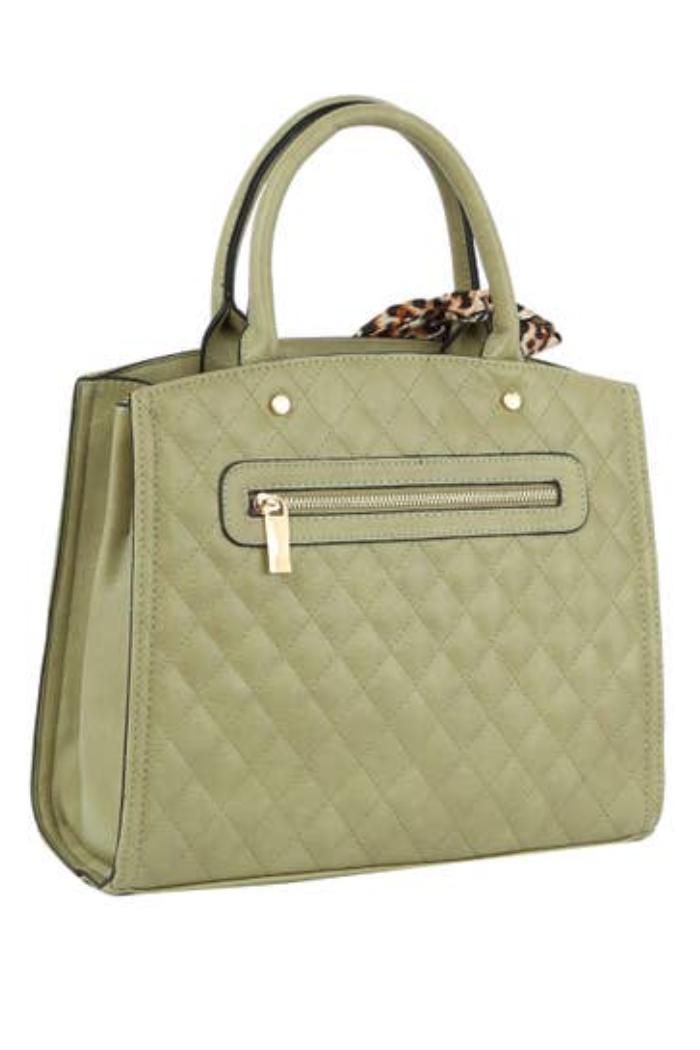 Fashion Double Compartment Quilted Satchel Product Image