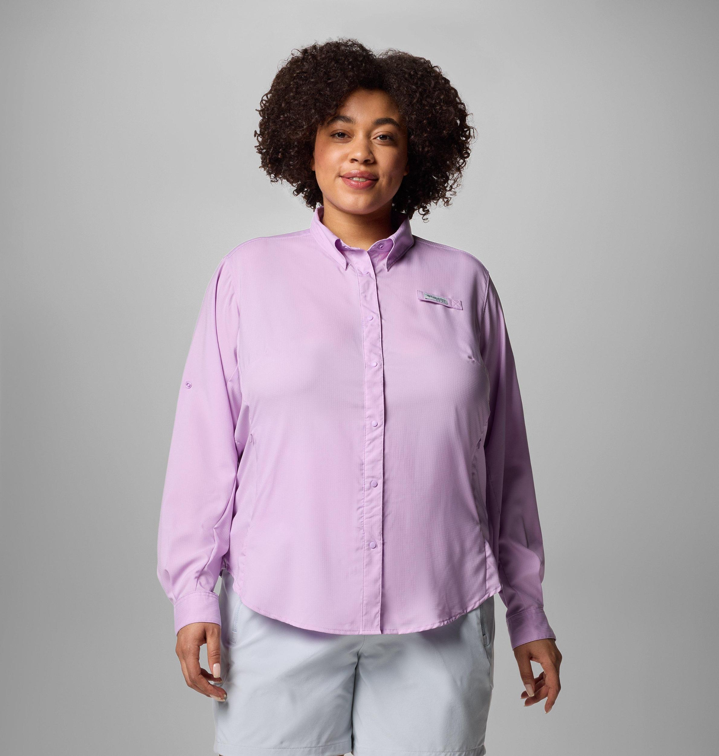 Columbia Womens PFG Tamiami II Long Sleeve Shirt - Plus Size- Product Image