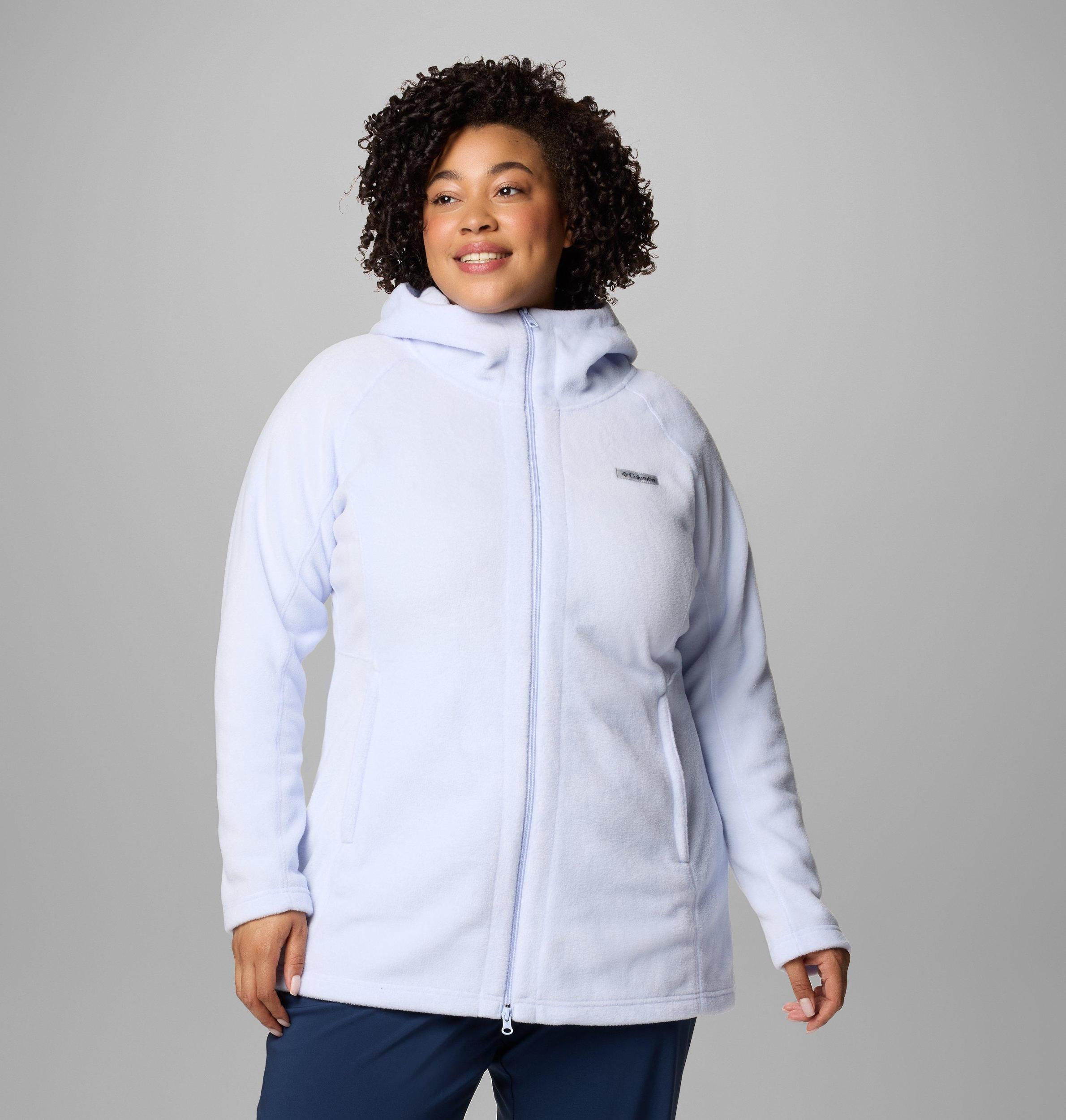 Columbia Women s Benton Springs II Long Fleece Hoodie - Plus Size- Product Image