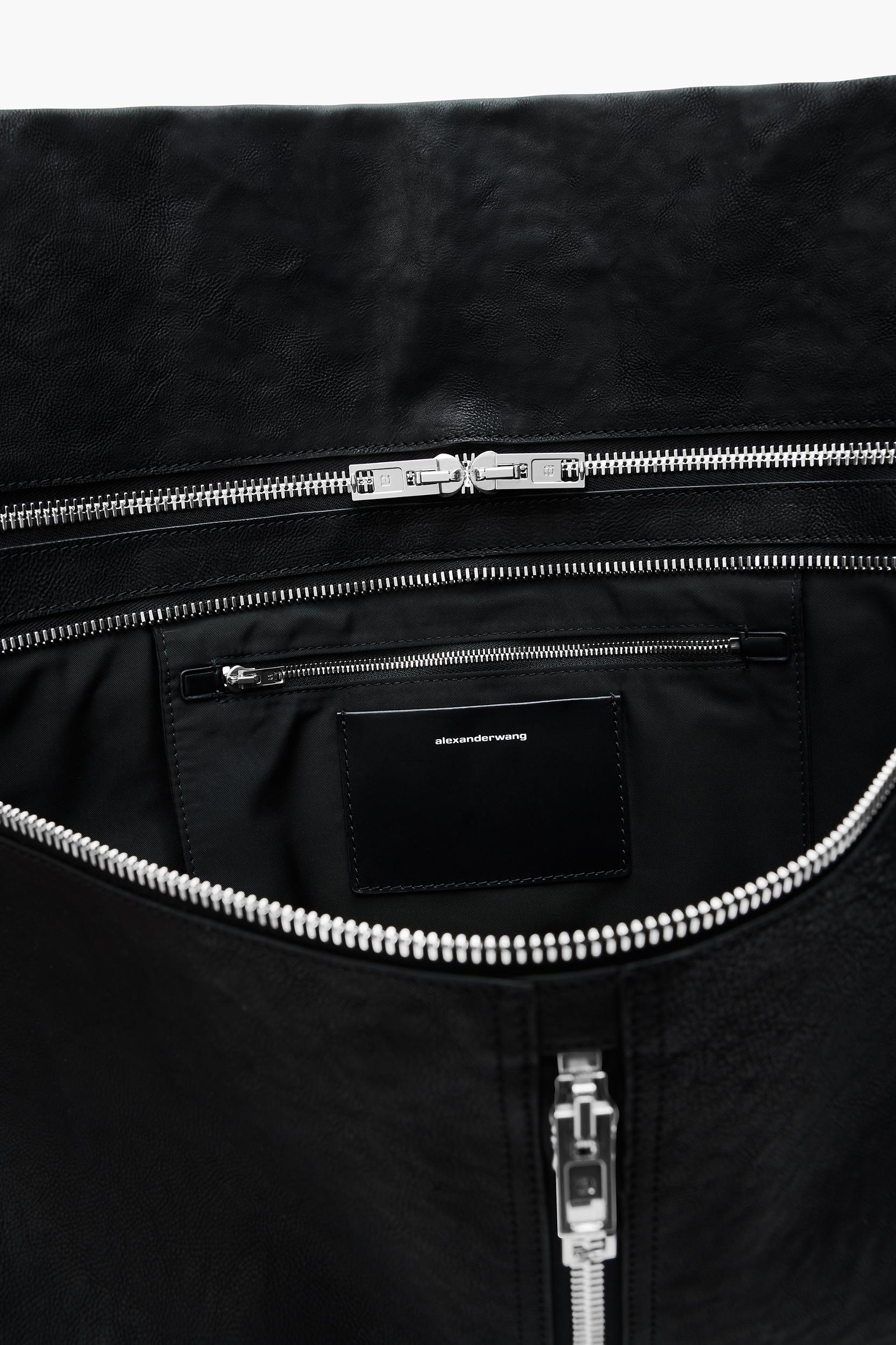 Black Large Calfskin Geo Bag Product Image