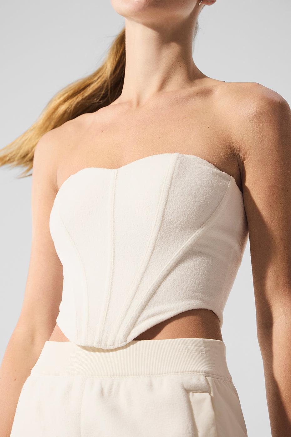 Polar Fleece Corset - Ivory Product Image