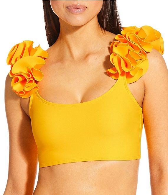 Antonio Melani Solid Classic Hipster Swim Bottom Product Image