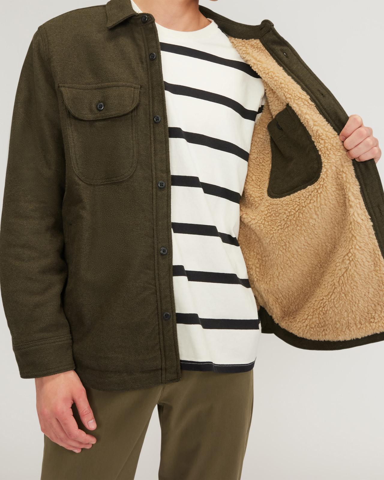 Mens ReNew Fleece-Lined Heavyweight Overshirt by Everlane Product Image