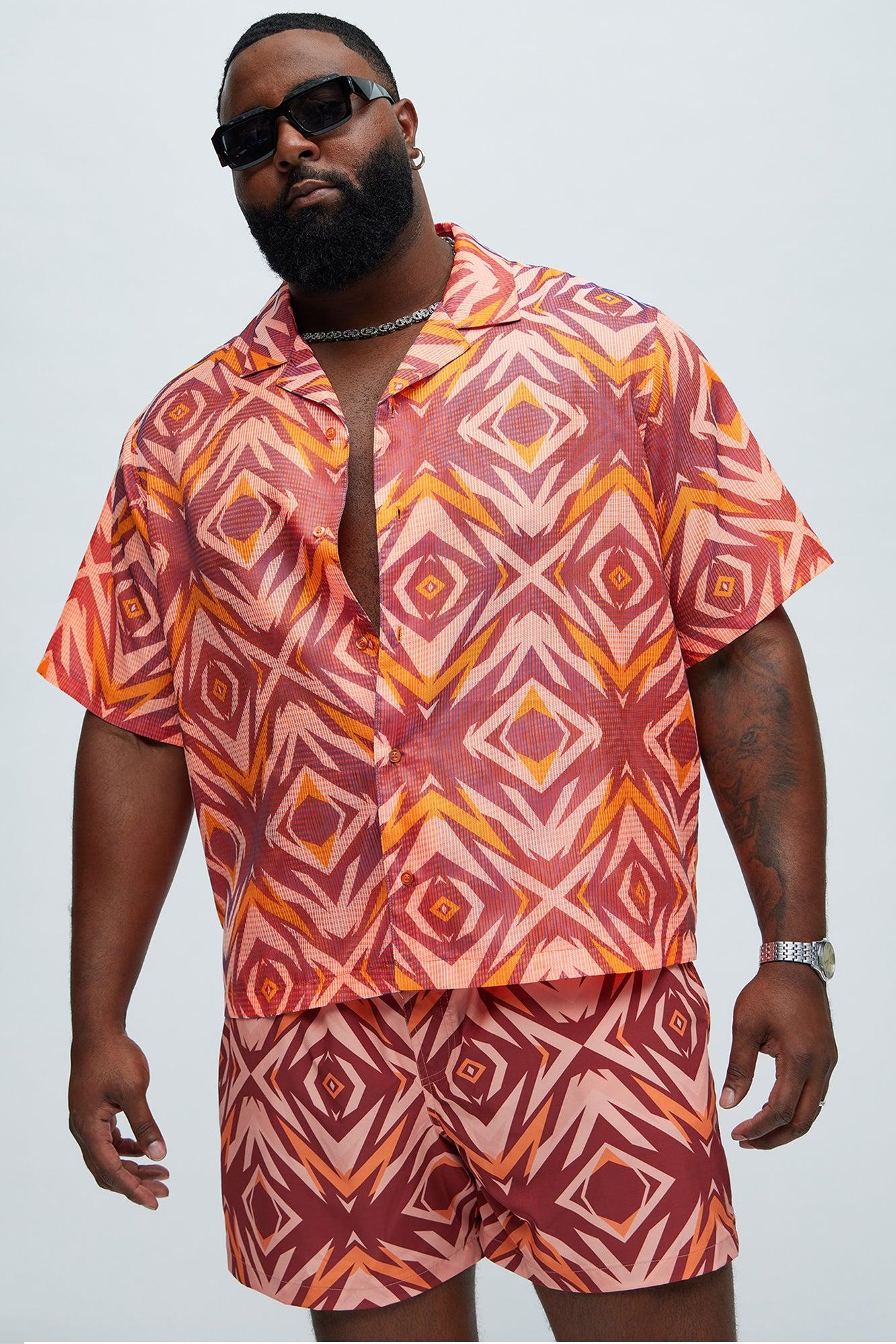 Westyn Shirt - Orange/combo Product Image