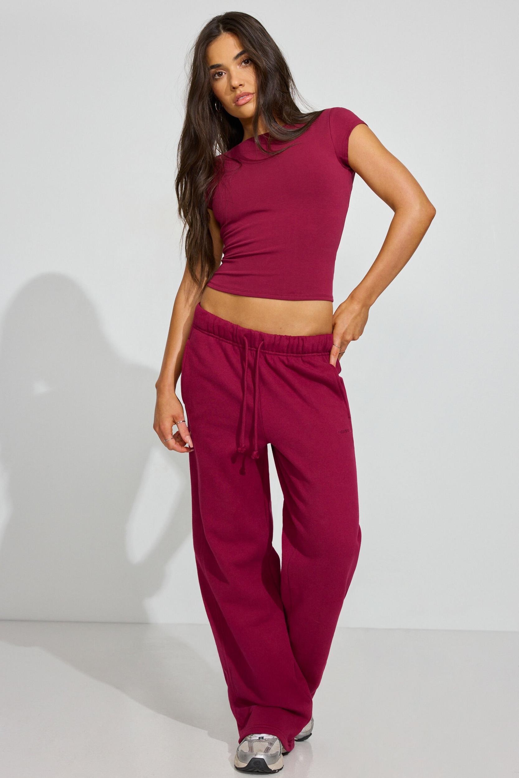 Crew Neck Open Back Short Sleeve Top Product Image