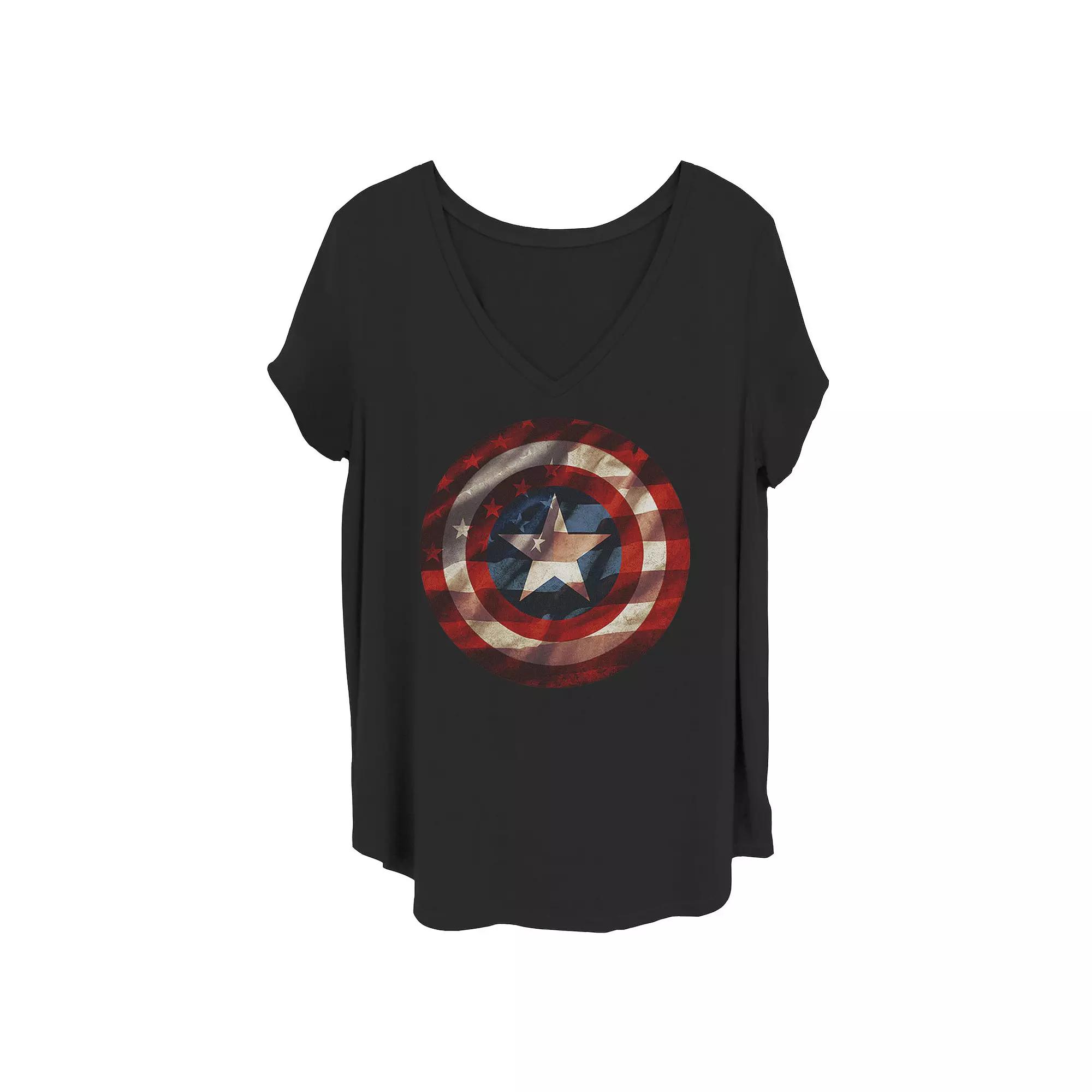 Disney's The Haunted Mansion Women's Skull Graveyard V-Neck Tee, Girl's,  Product Image