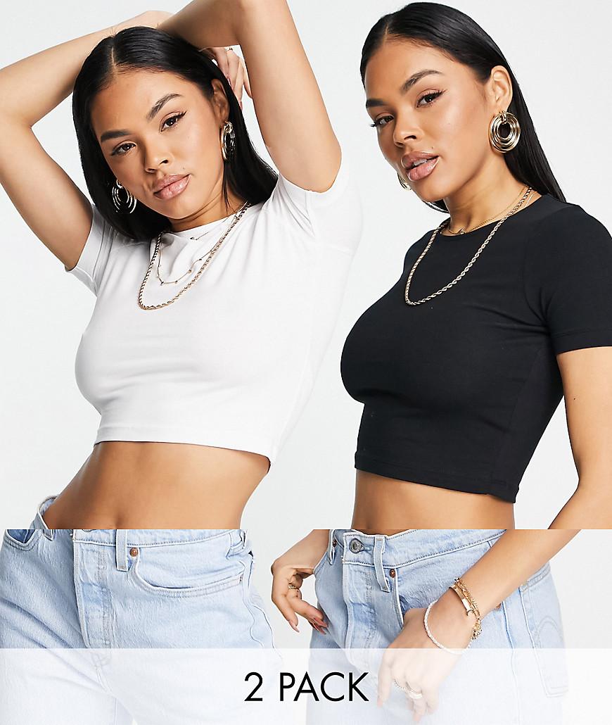 ASOS DESIGN fitted crop T-shirt Product Image