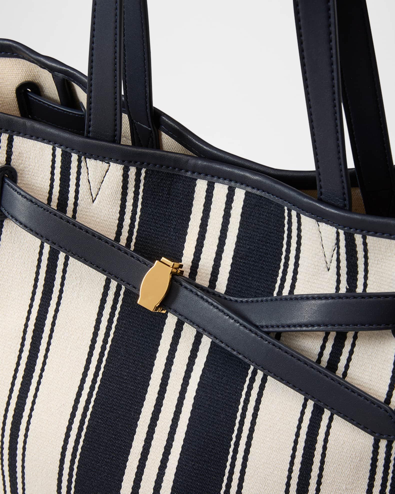 Dash Striped Canvas Tote Bag Product Image