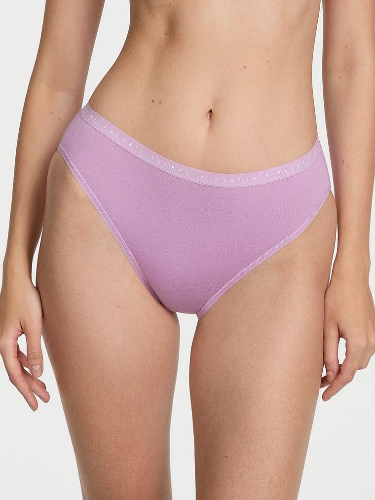 Stretch Cotton High-Leg Brief Panty Product Image
