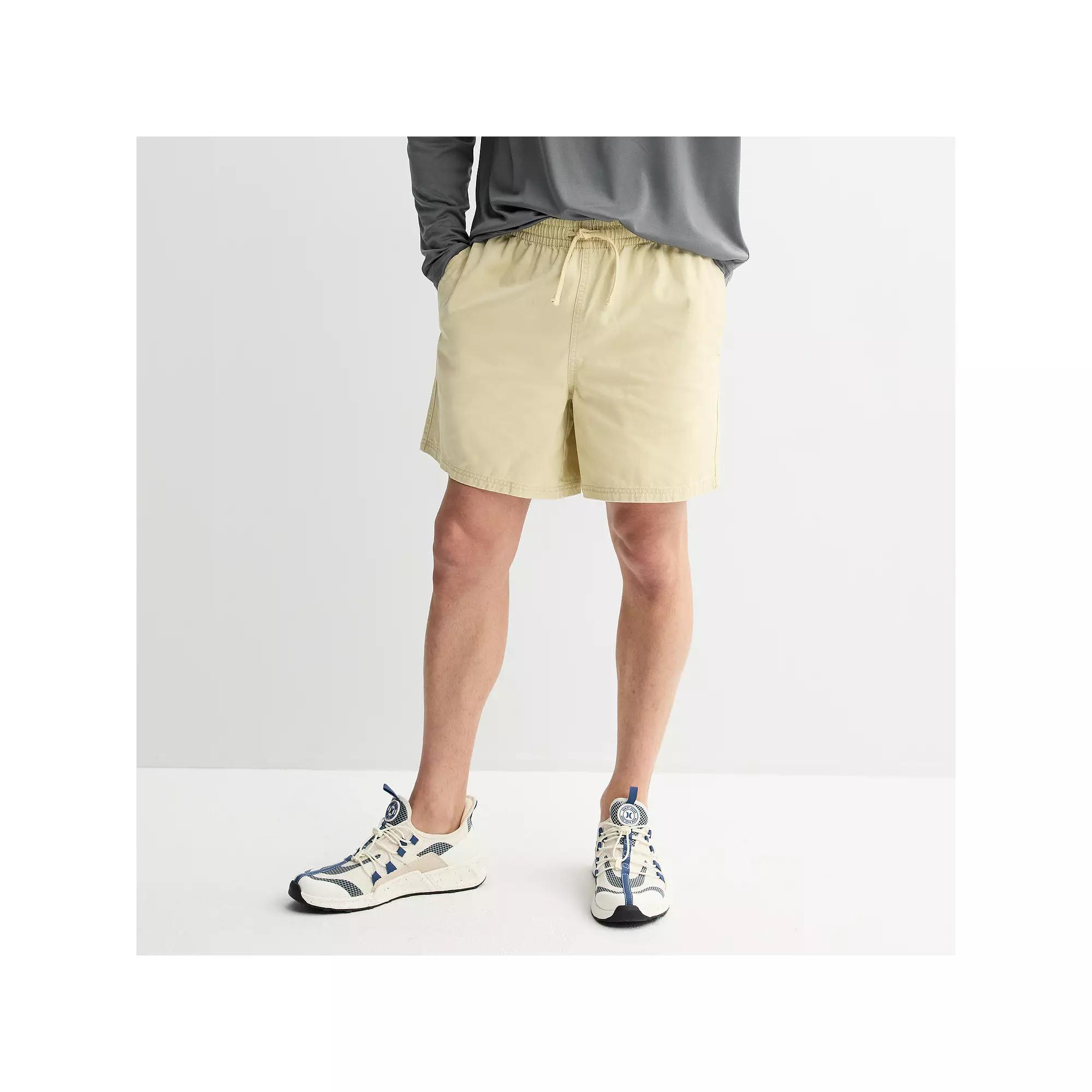 Mens Trinity Coast Enzyme Washed Shorts Green Product Image