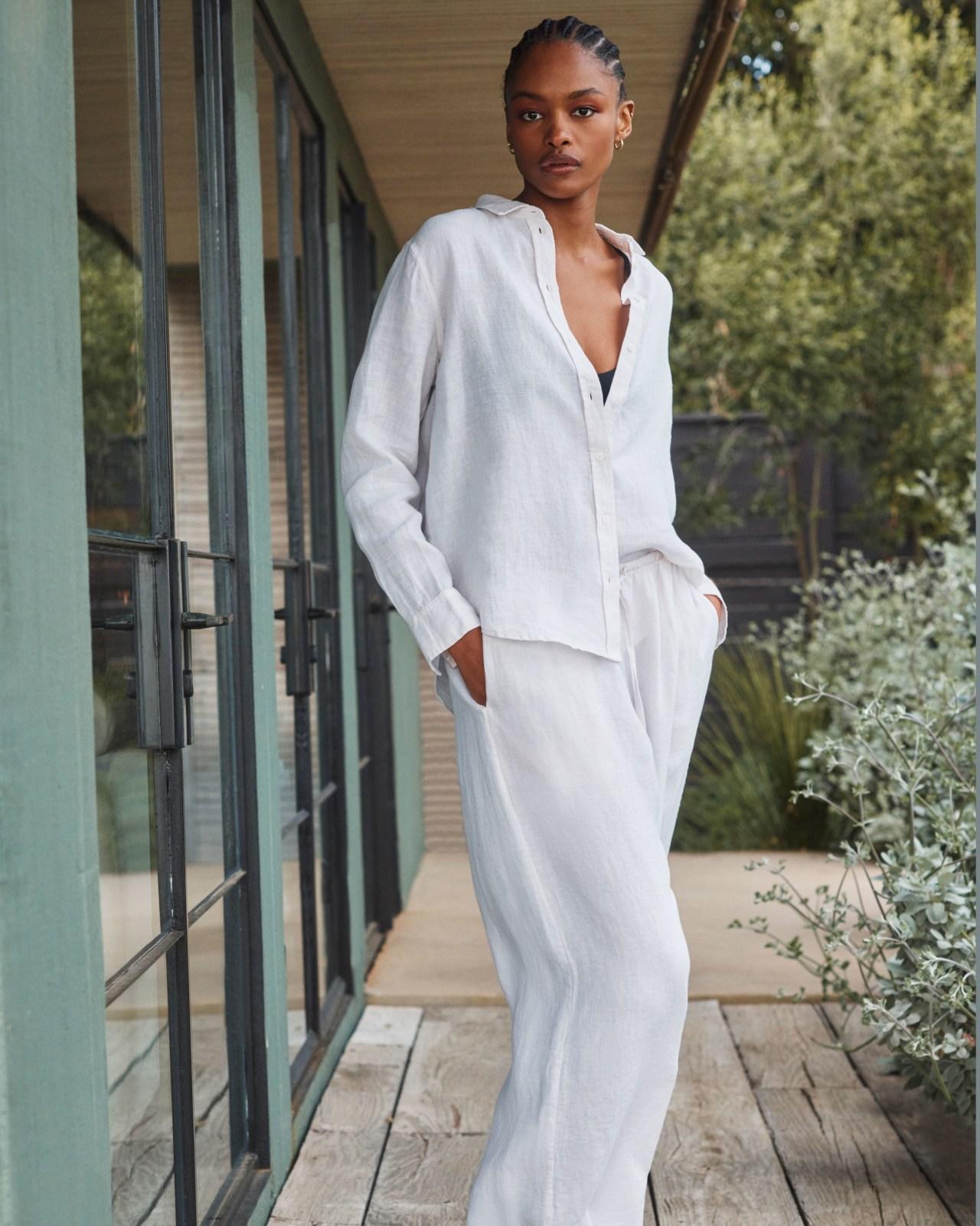 Womens Drawstring Pant in Linen by Everlane Product Image